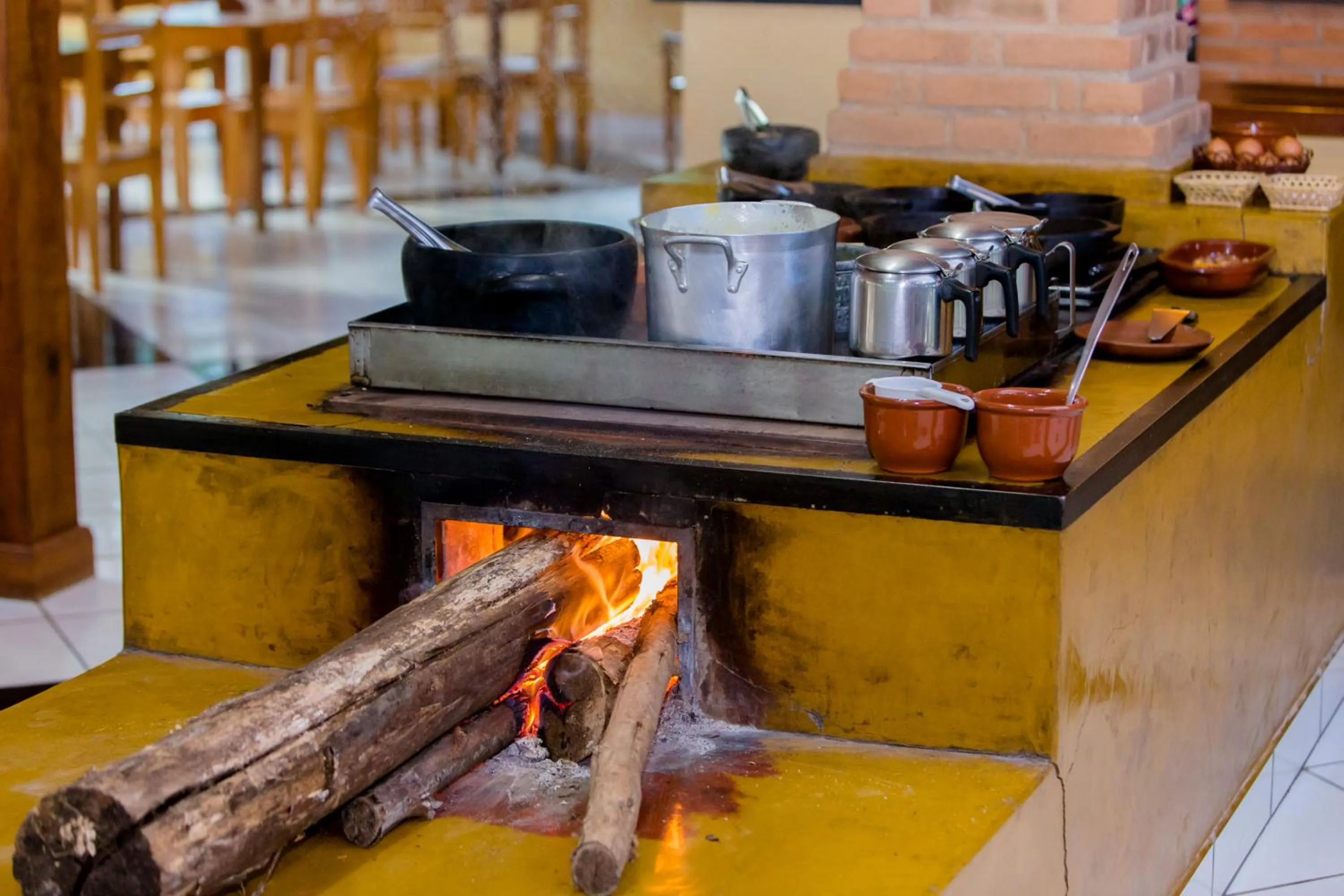 Buffet breakfast in Pousada Vida Verde