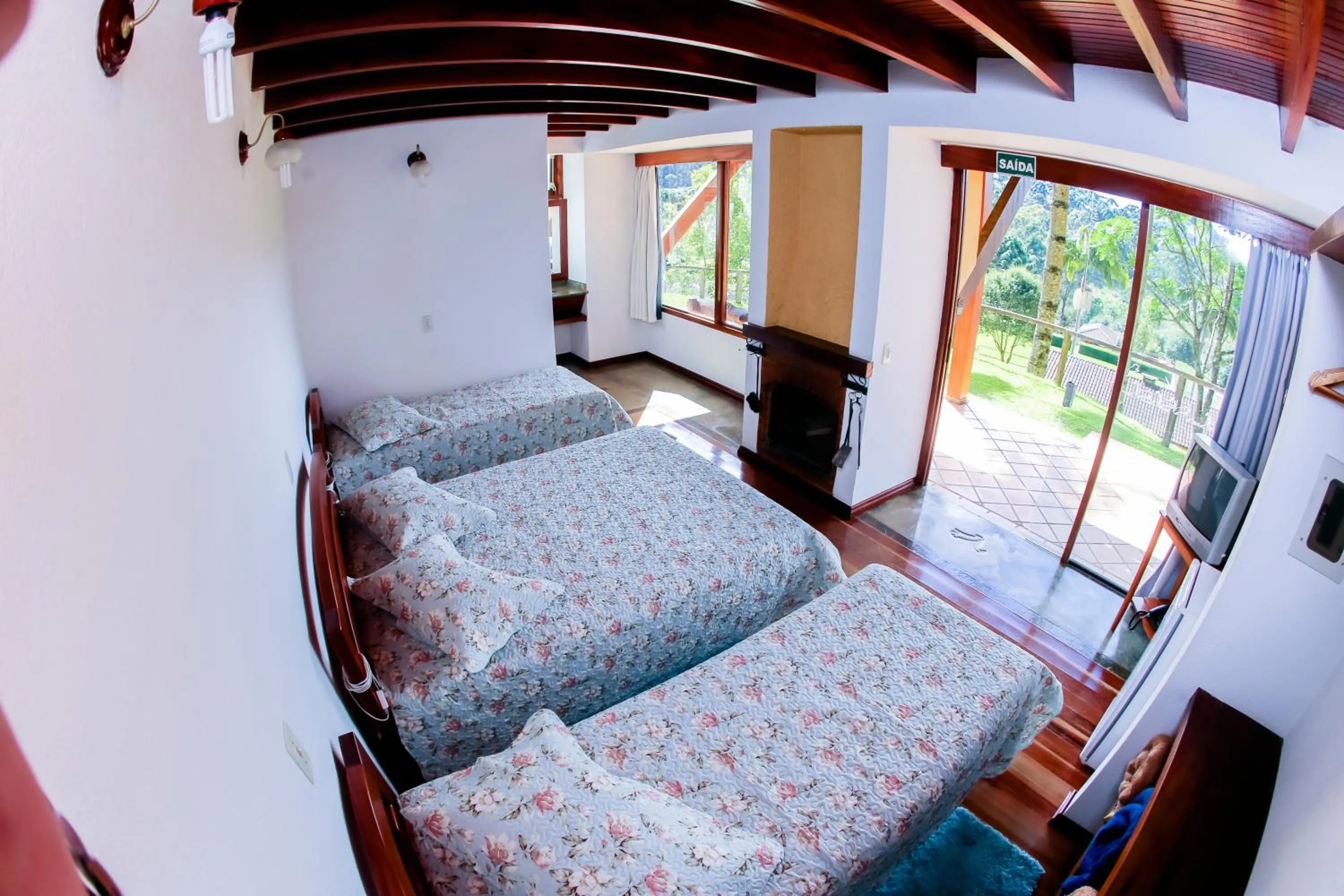 Bed in Pousada Vida Verde