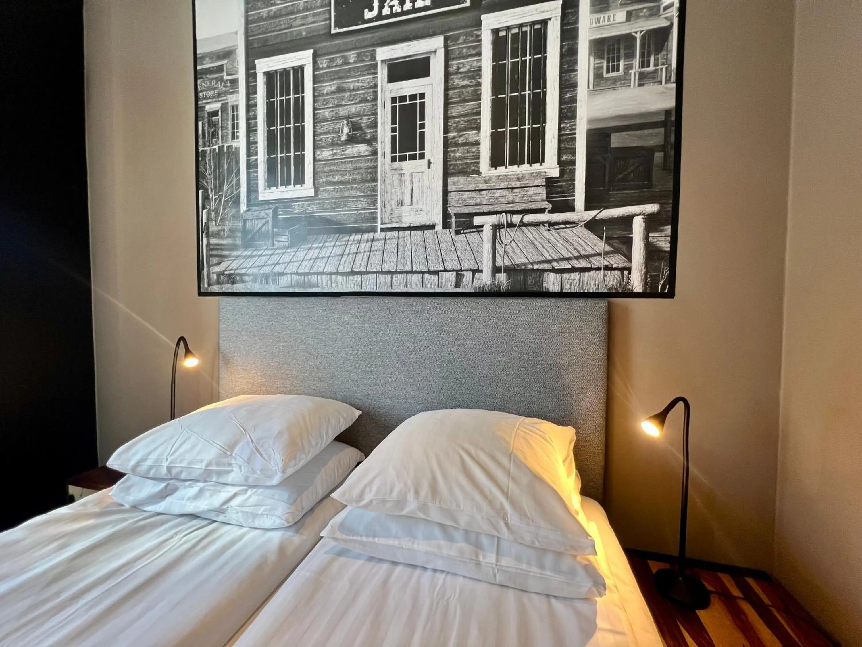 Bed in Hotell Siesta