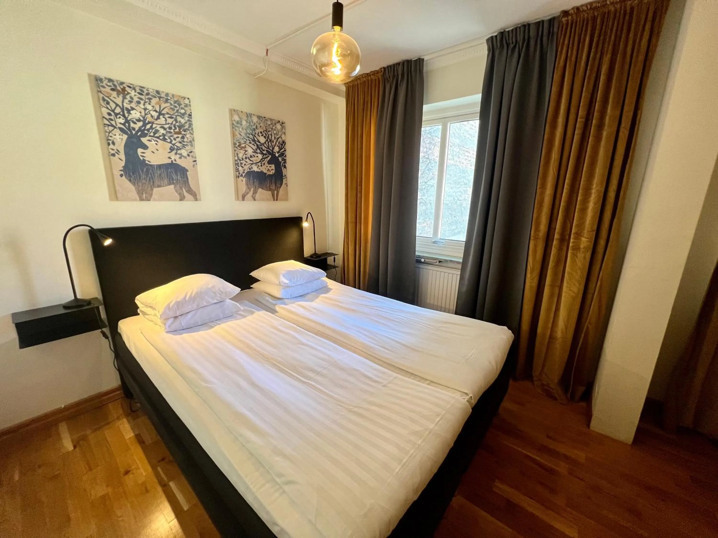 Bed in Hotell Siesta