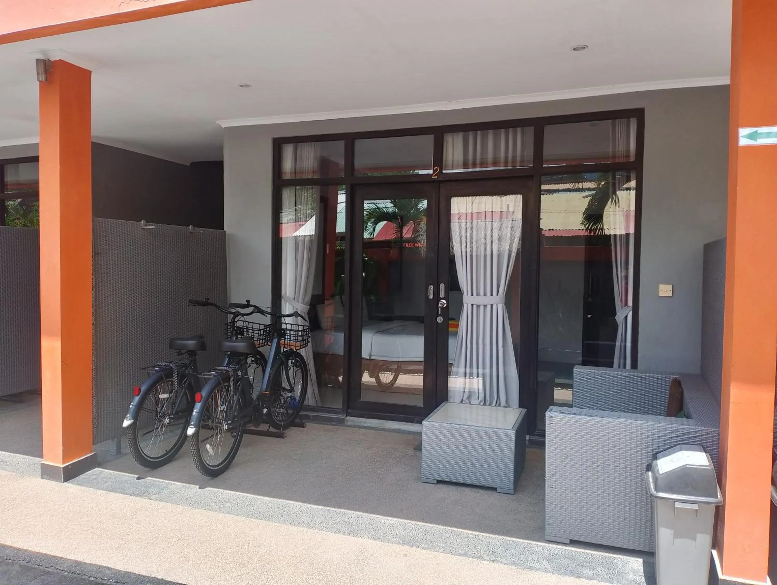 Bed in Tropica Gili Total Body Fit - Free Access Gym and Coworking Space