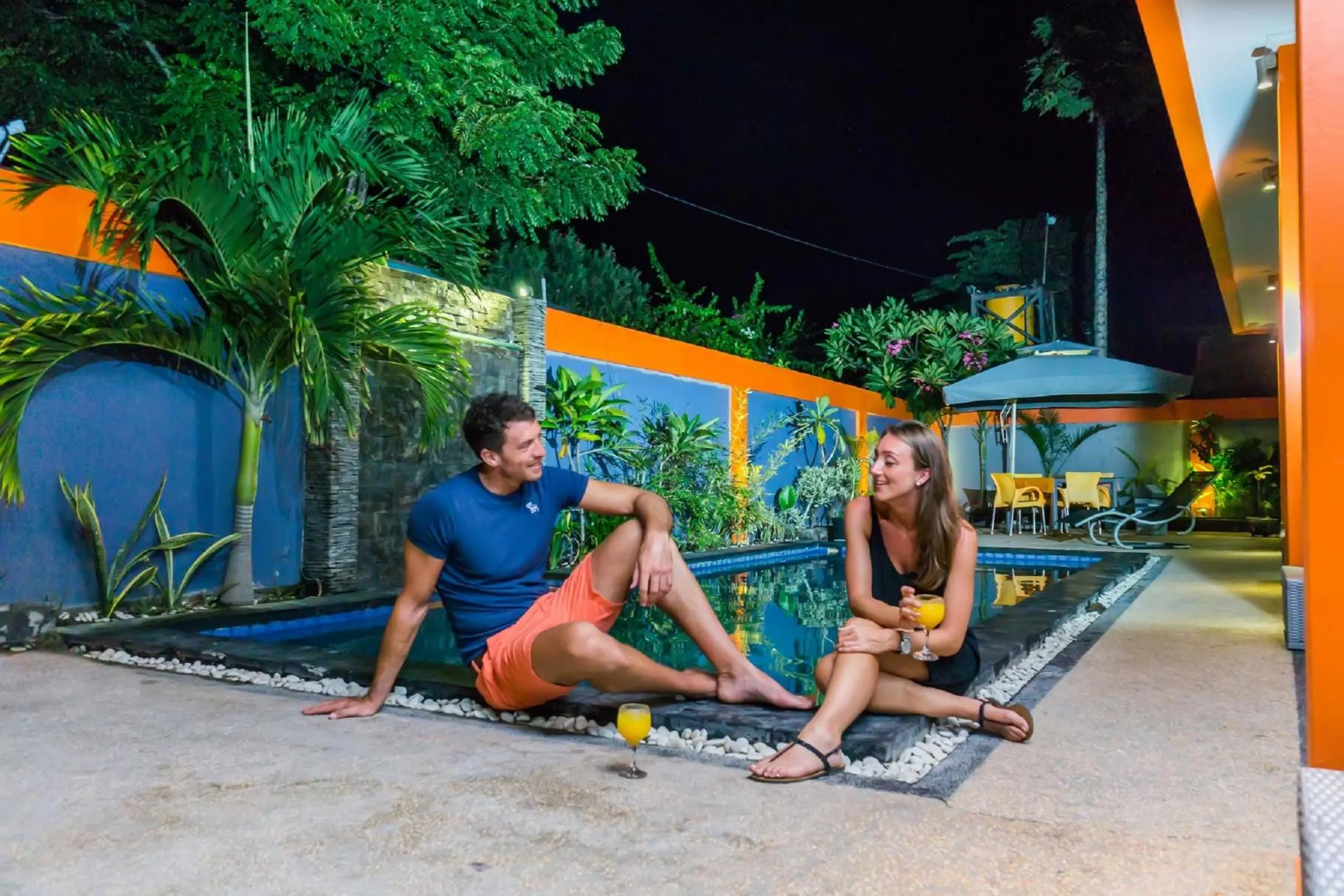 Swimming pool in Tropica Gili Total Body Fit - Free Access Gym and Coworking Space