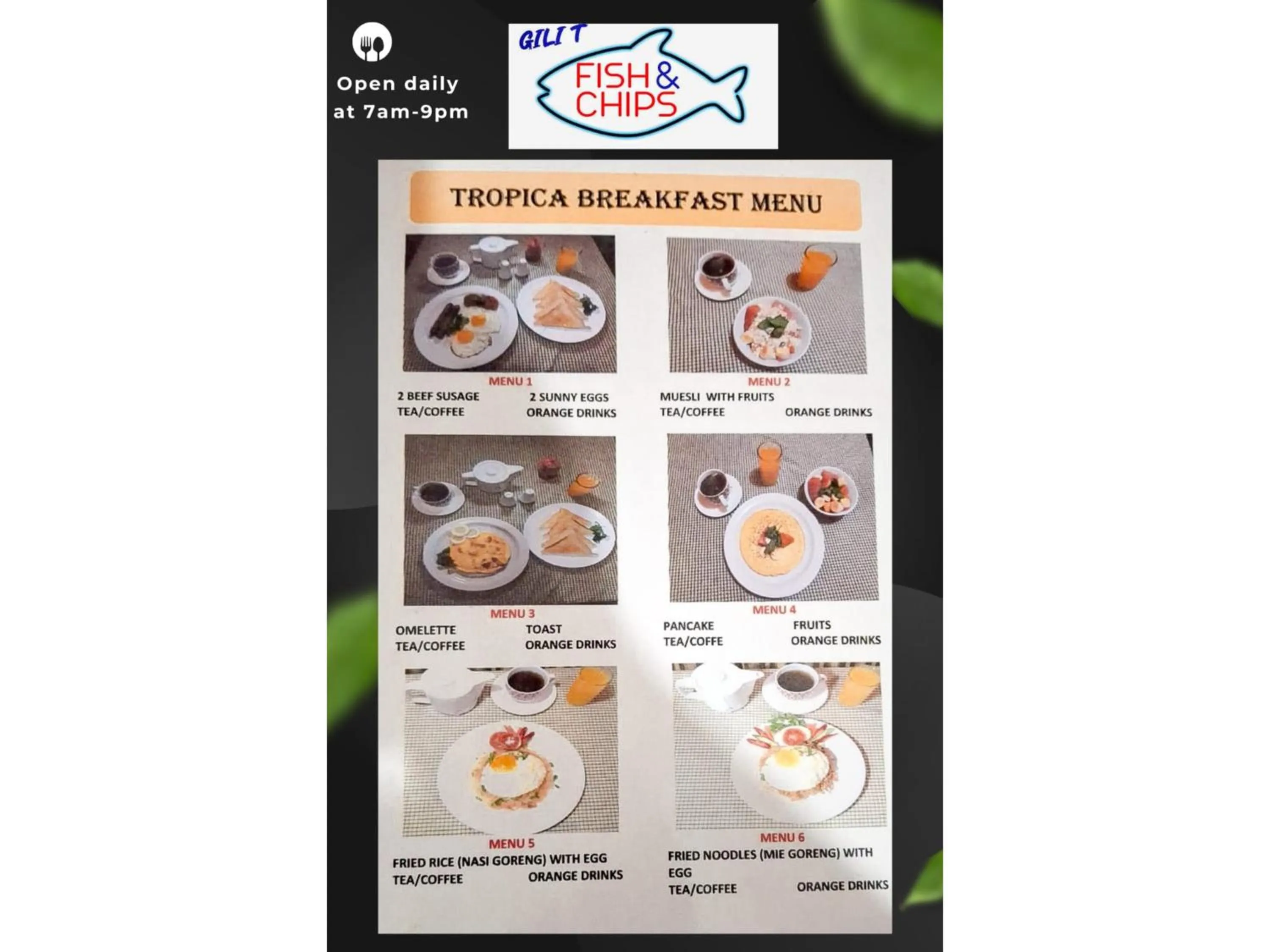 Restaurant/places to eat in Tropica Gili Total Body Fit - Free Access Gym and Coworking Space