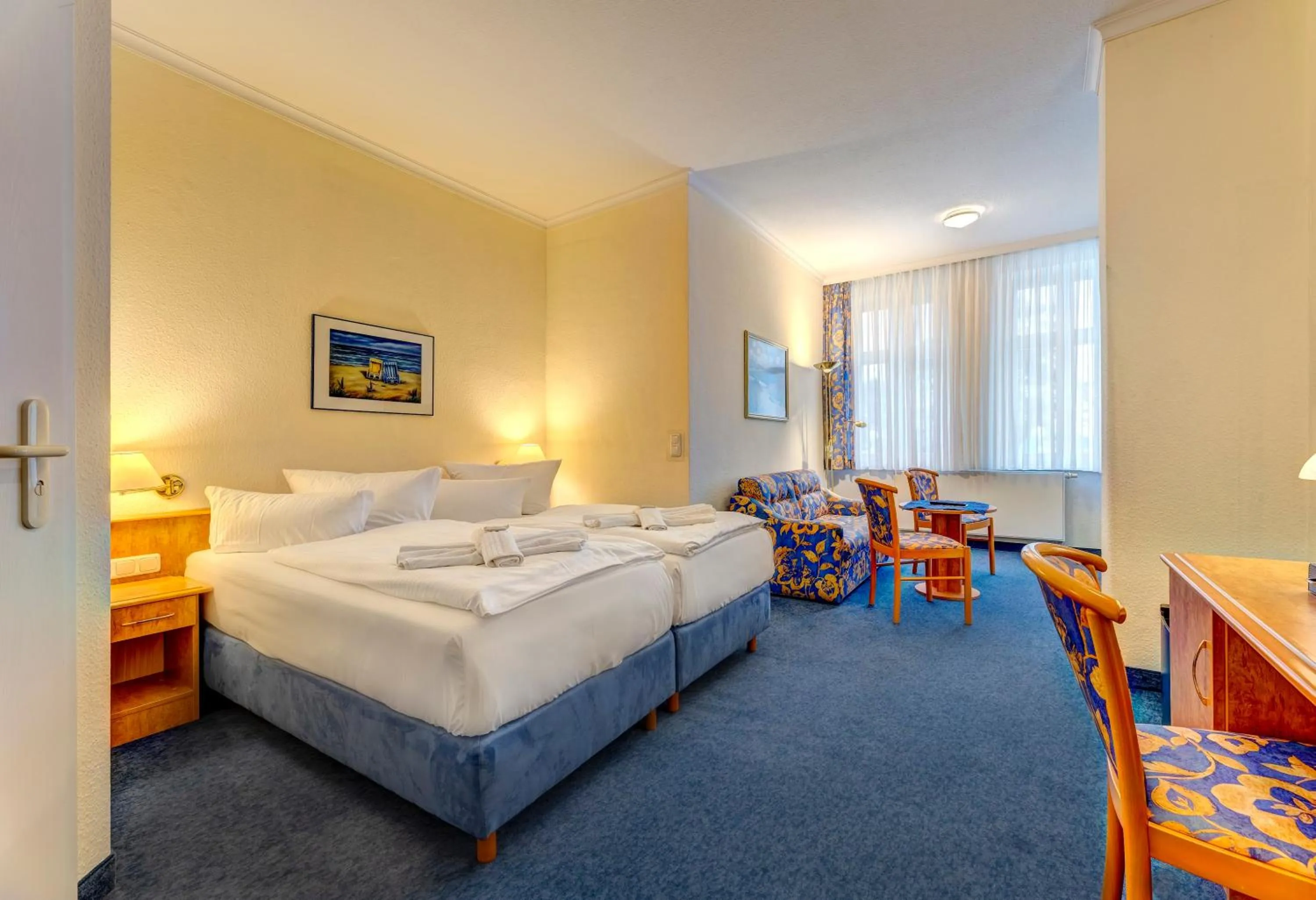 Bed in Haus Seeblick Hotel Garni & Ferienwohnungen