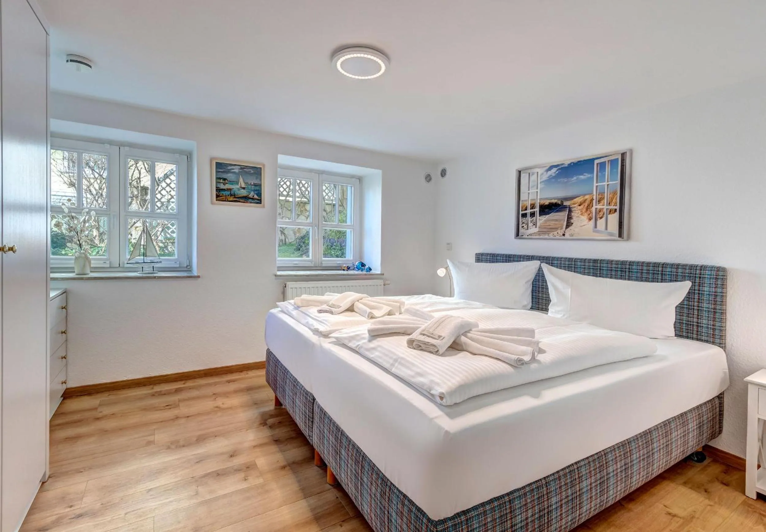 Bed in Haus Seeblick Hotel Garni & Ferienwohnungen