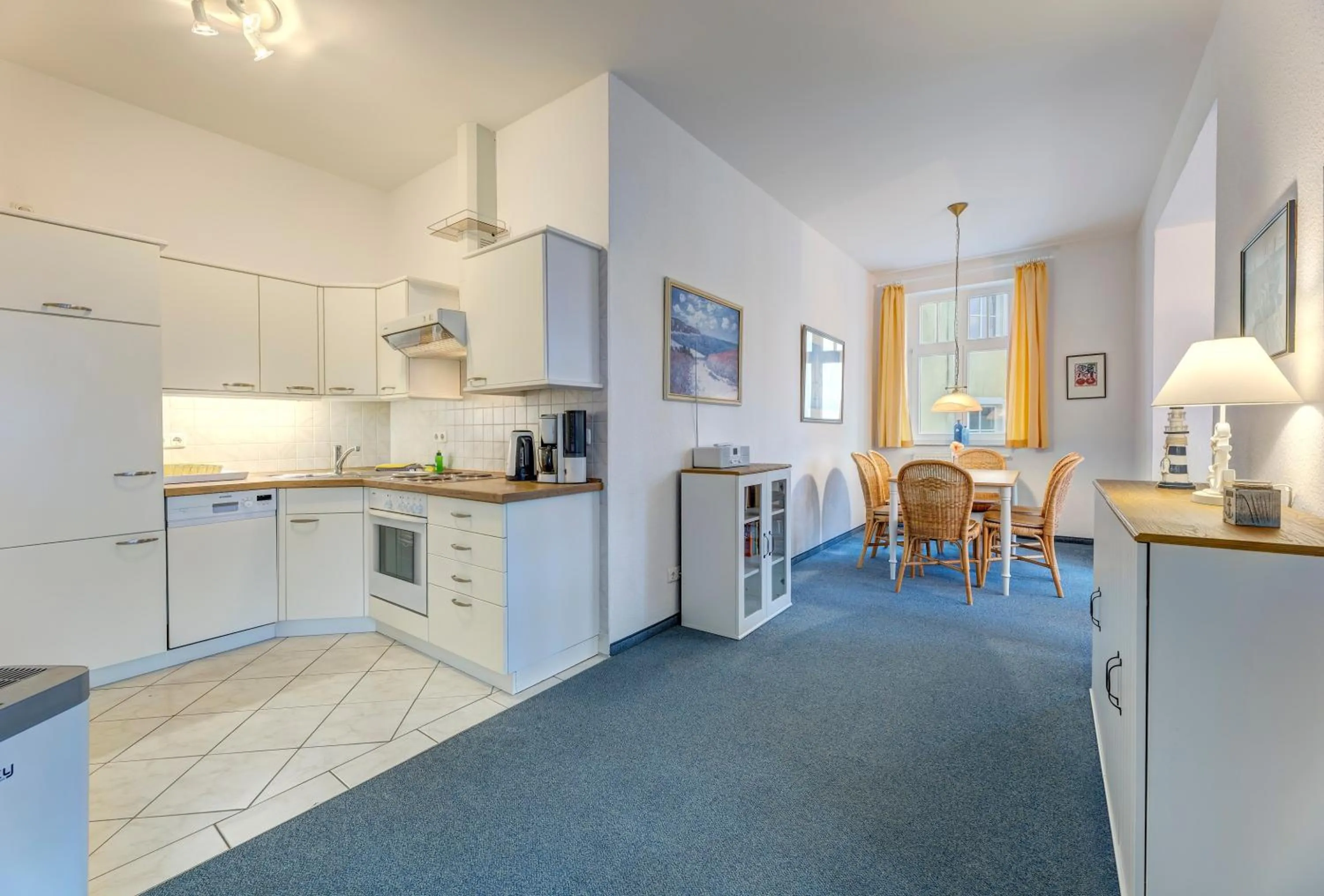 Kitchen or kitchenette in Haus Seeblick Hotel Garni & Ferienwohnungen