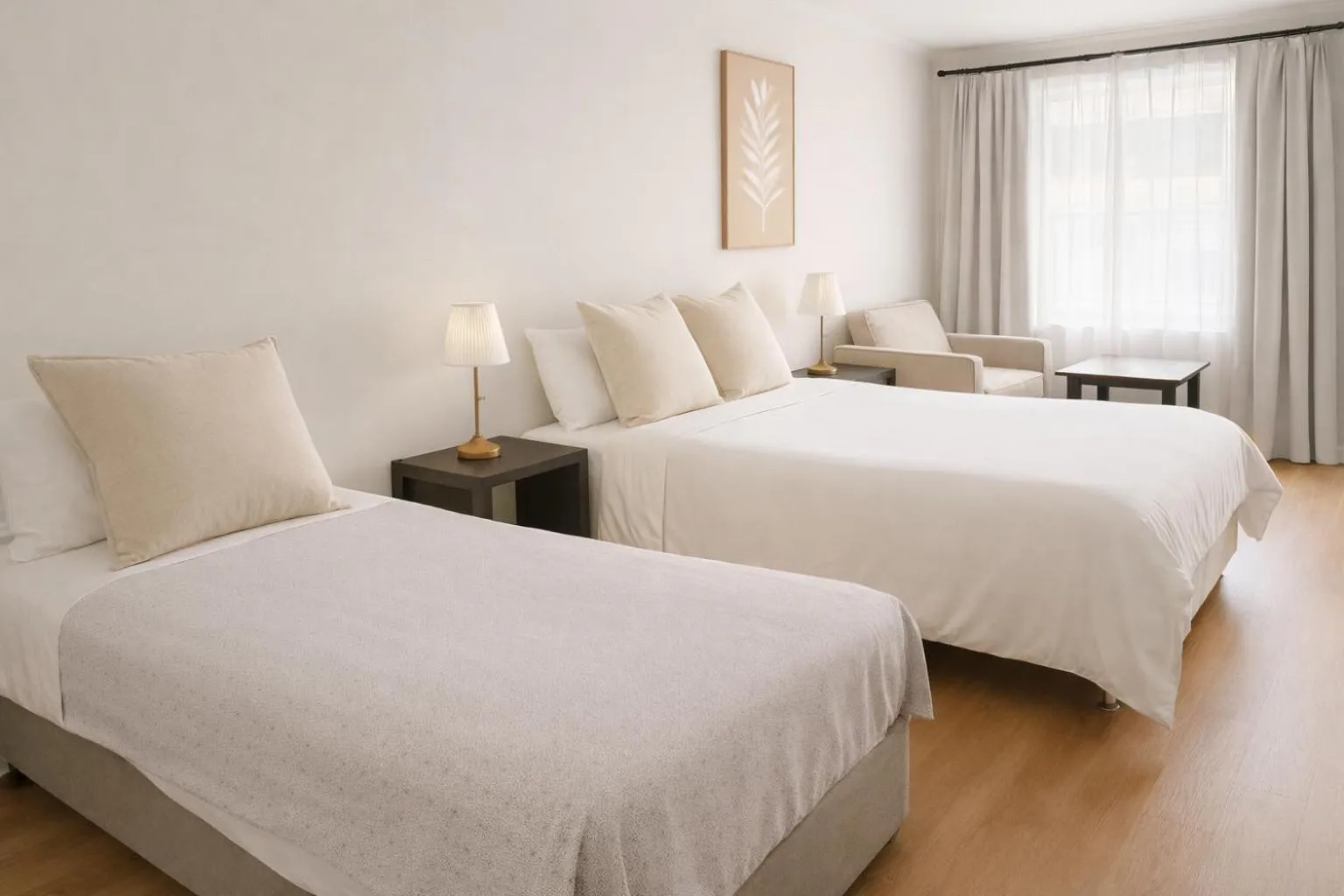 Bed in Cooks Endeavour Motor Inn