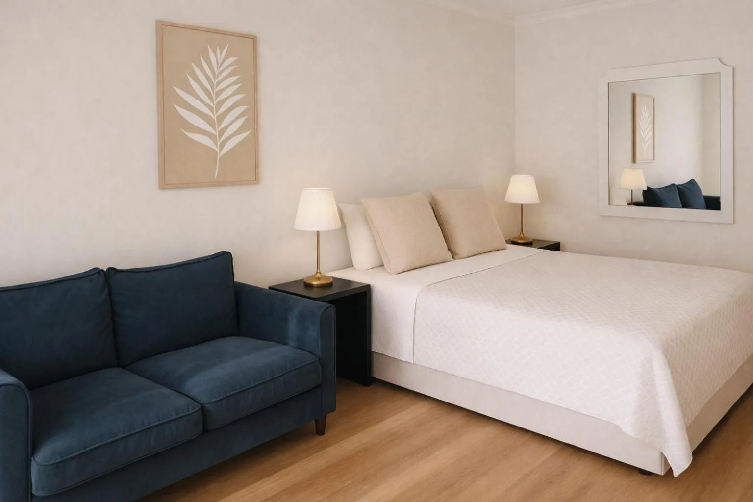 Bed in Cooks Endeavour Motor Inn