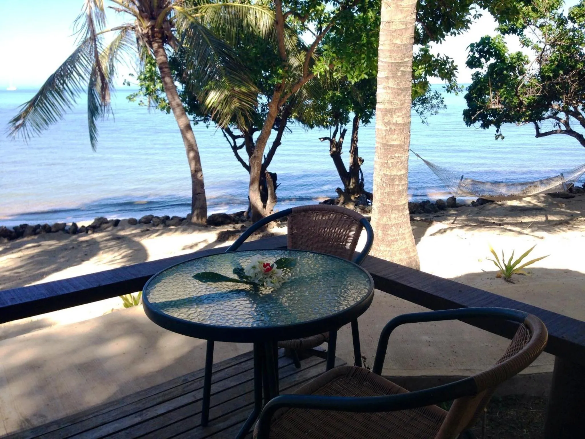 Balcony/Terrace in Funky Fish Beach & Surf Resort