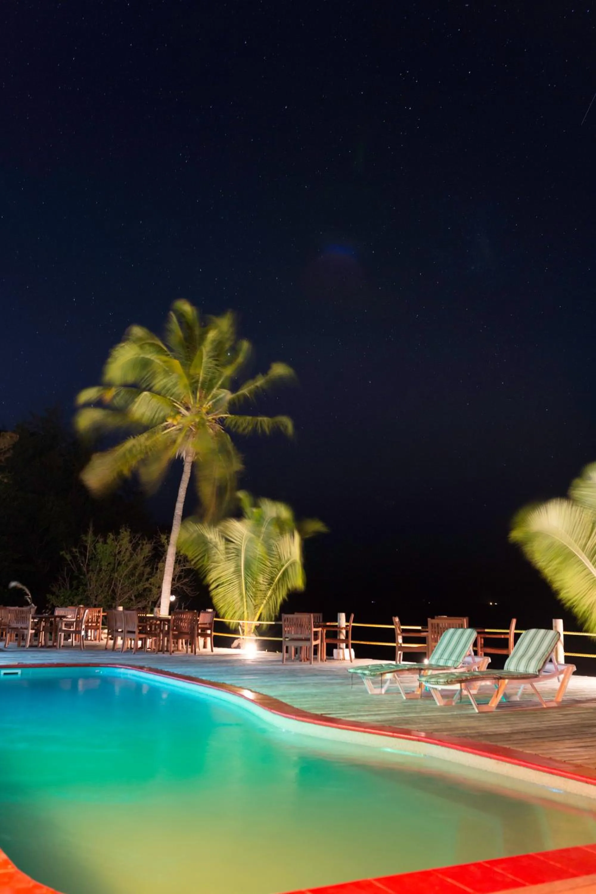 Swimming pool in Funky Fish Beach & Surf Resort