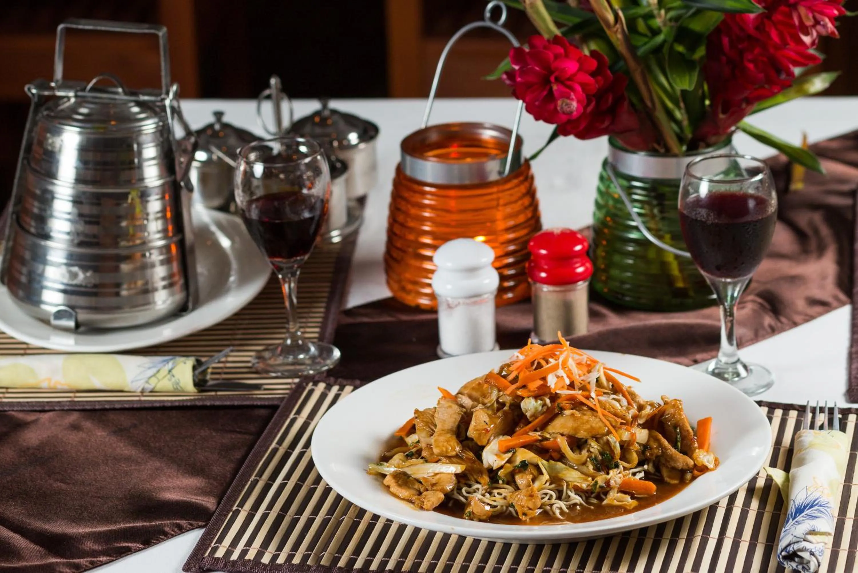 Food in Funky Fish Beach & Surf Resort