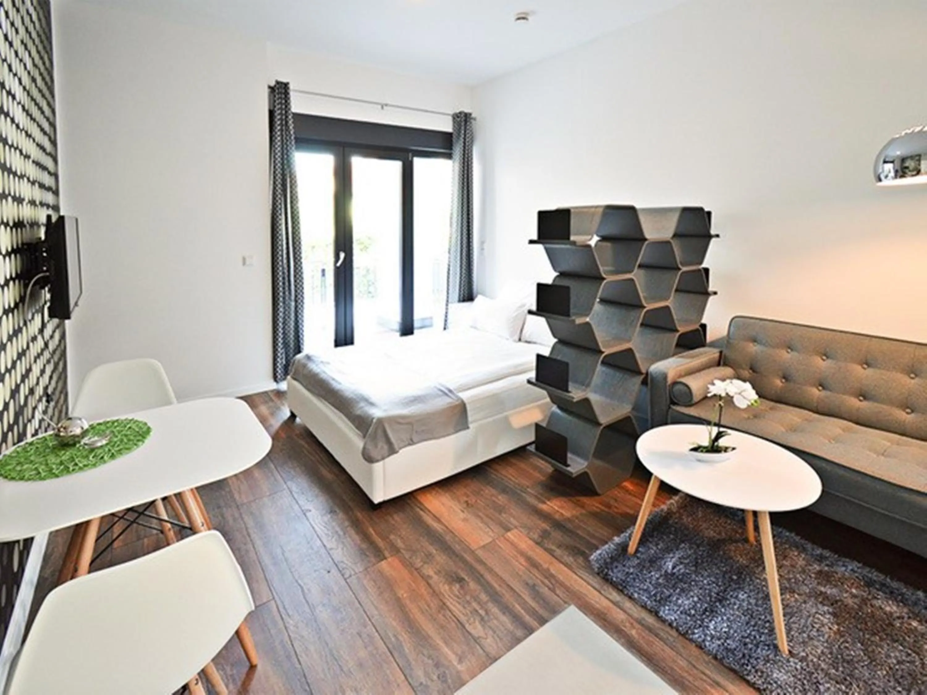 Photo of the whole room, Bed in Eco Smart Apartments Erlangen