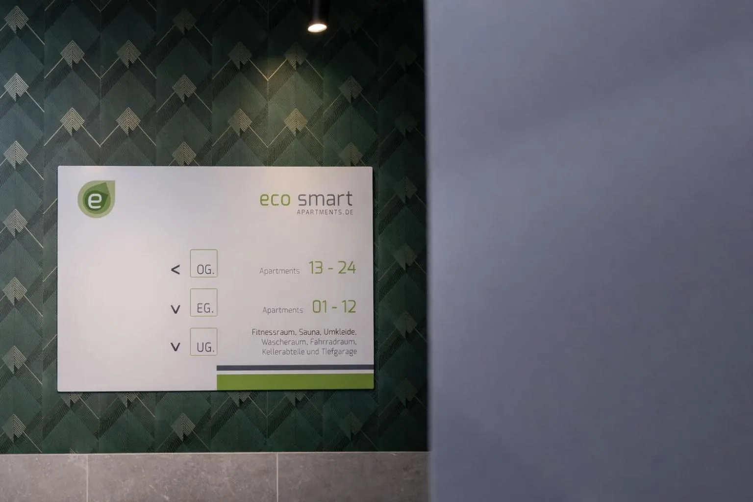Logo/Certificate/Sign in Eco Smart Apartments Erlangen