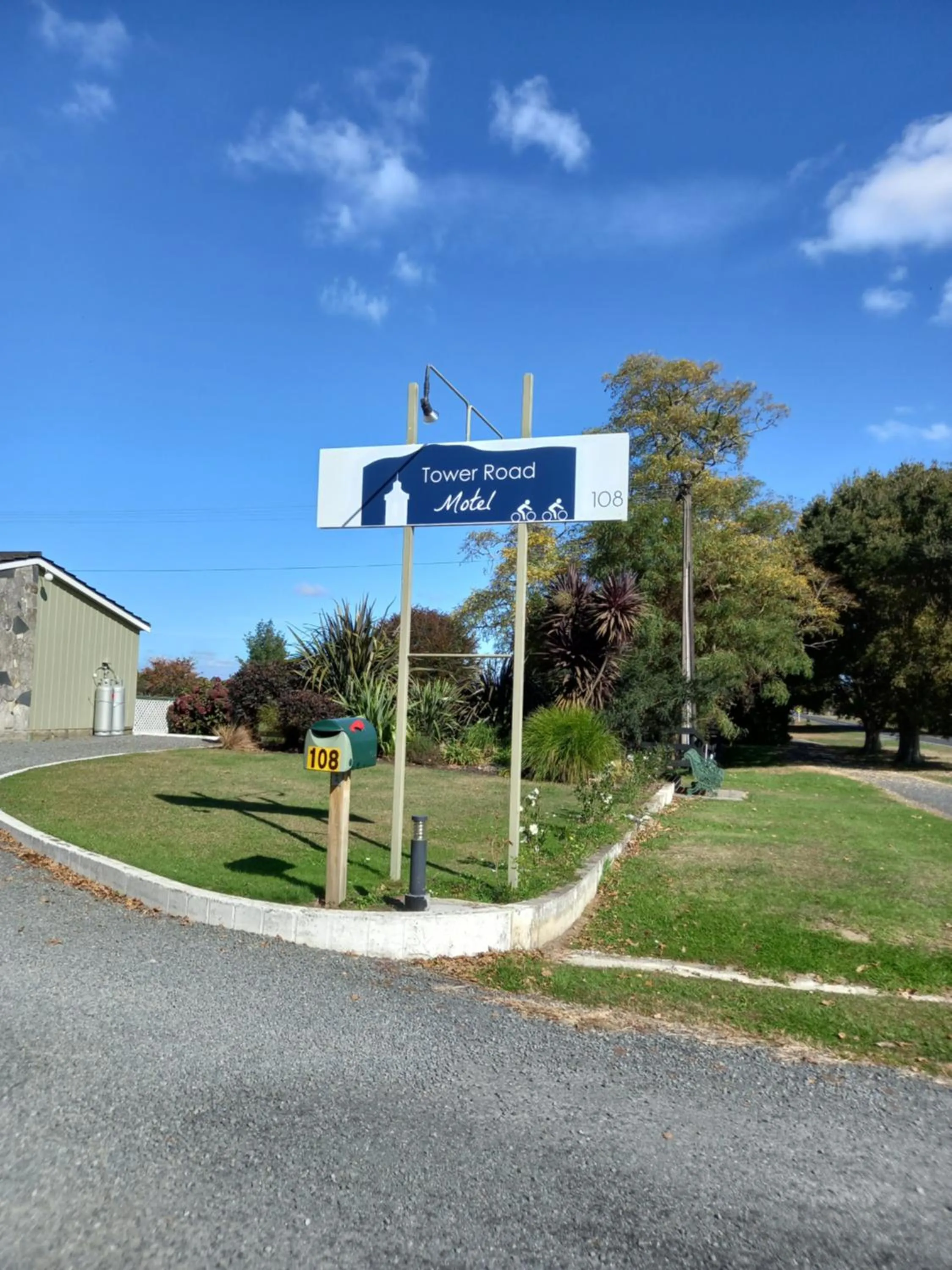 Property logo or sign in Tower Road Motel