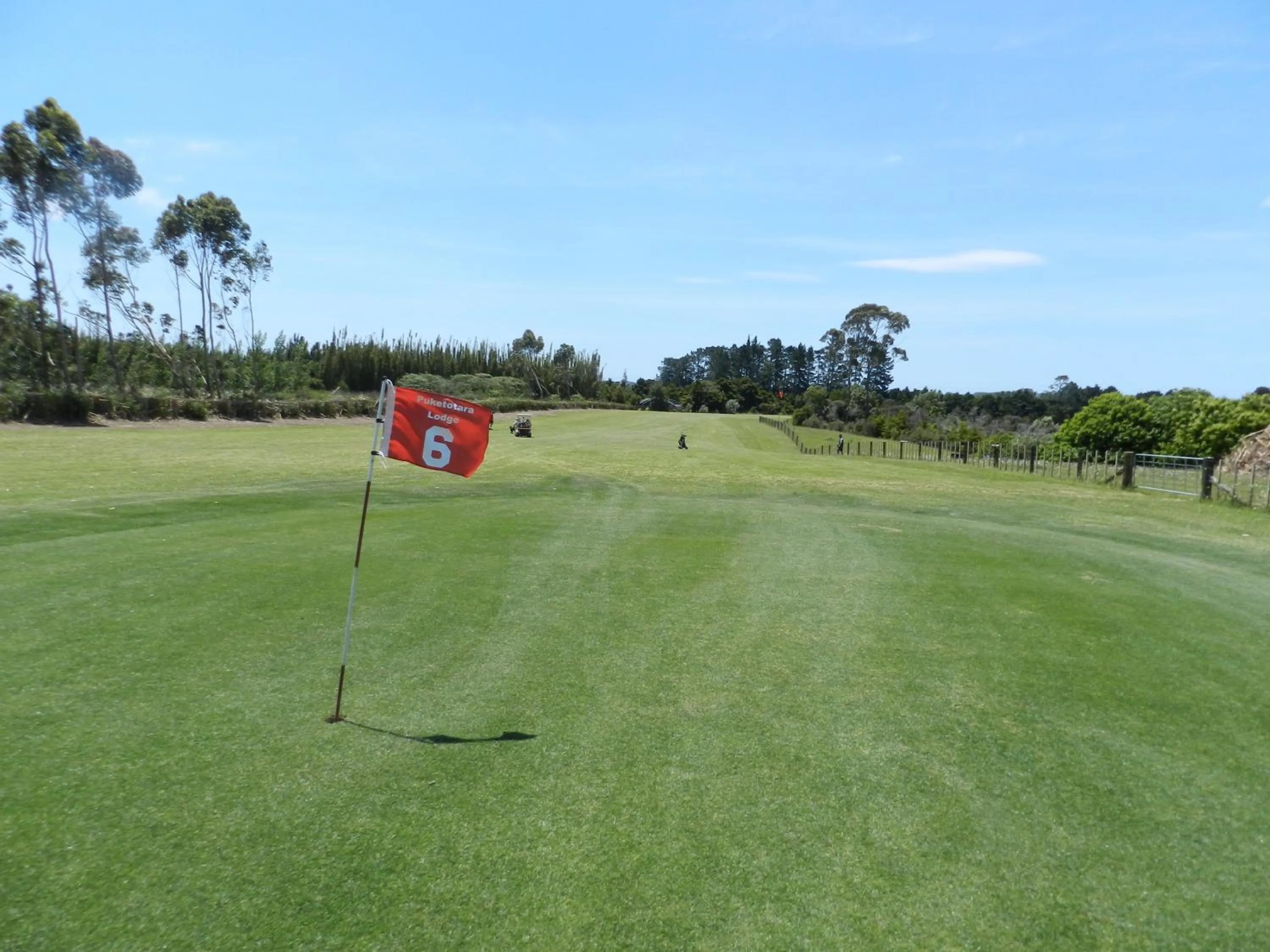 Golfcourse in Puketotara Lodge