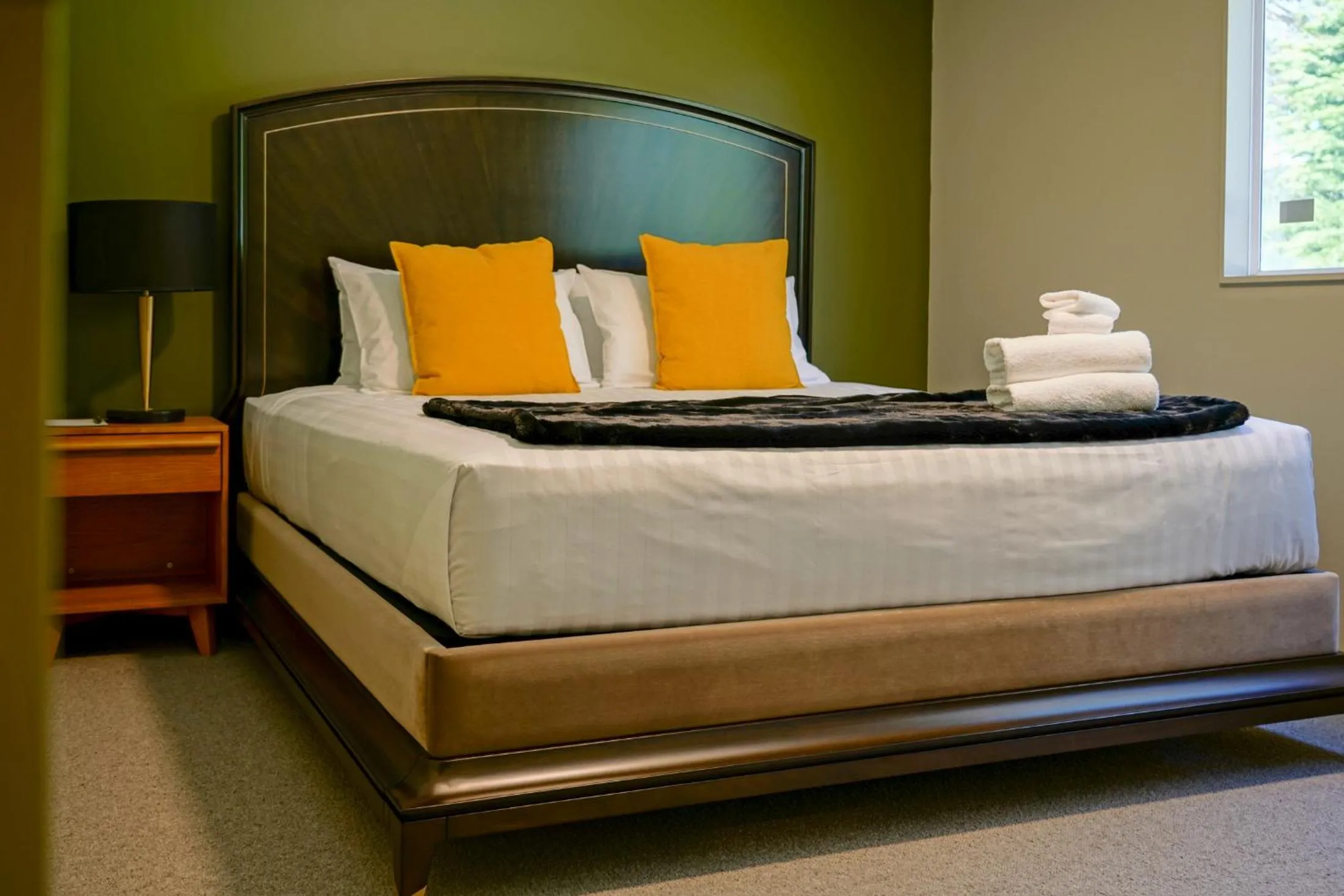 Bed in Parehua Resort