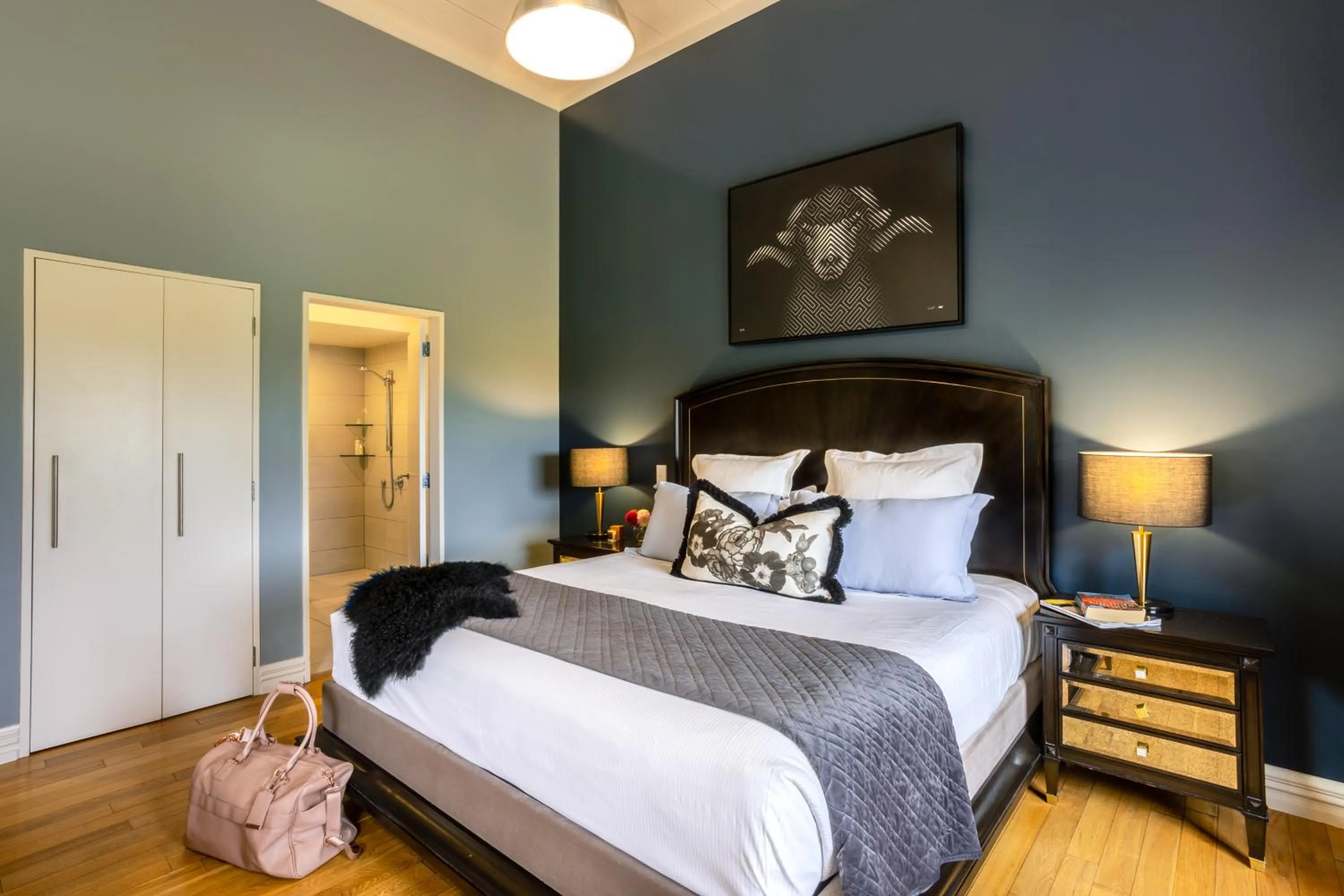 Bed in Parehua Resort