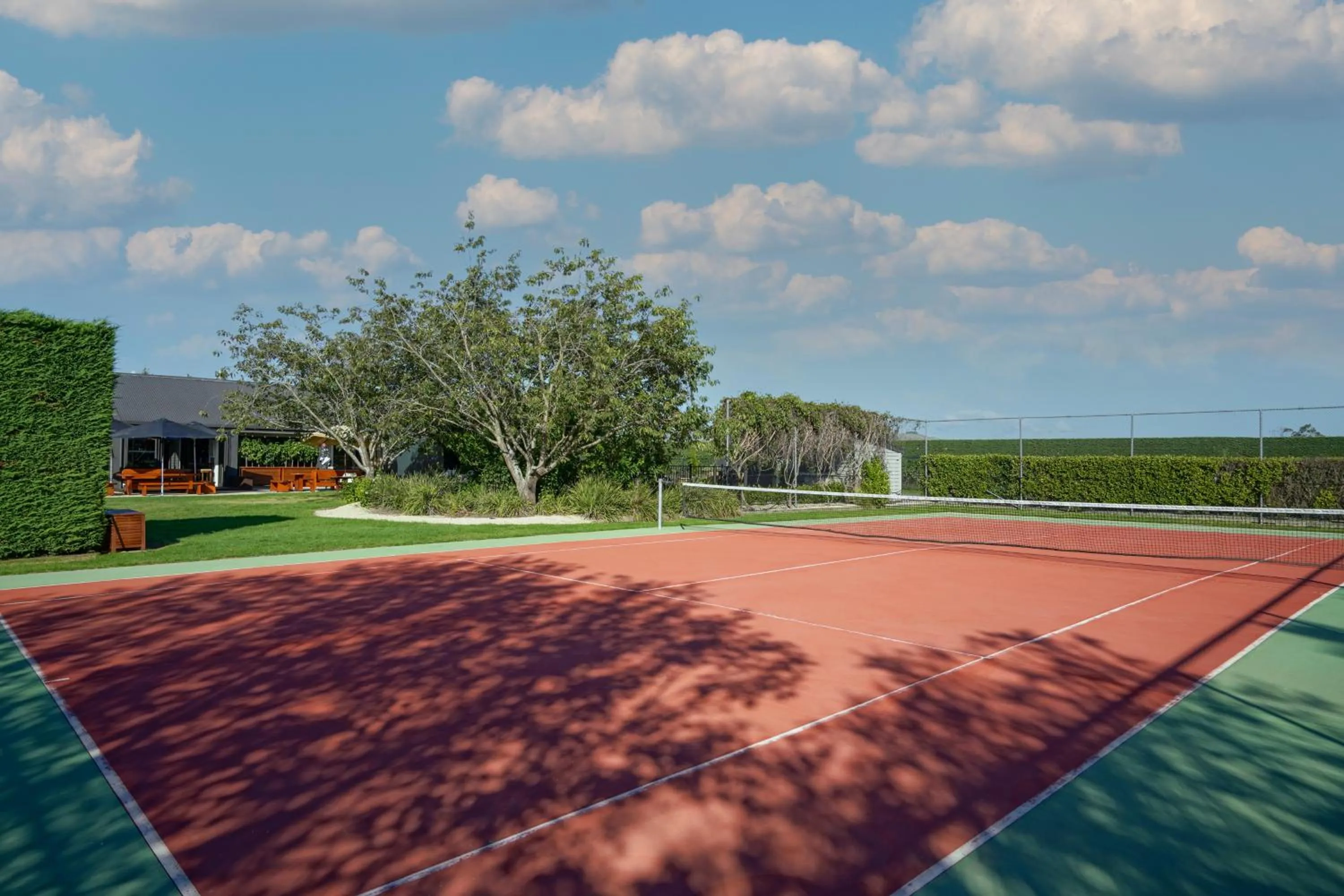 Tennis court in Parehua Resort