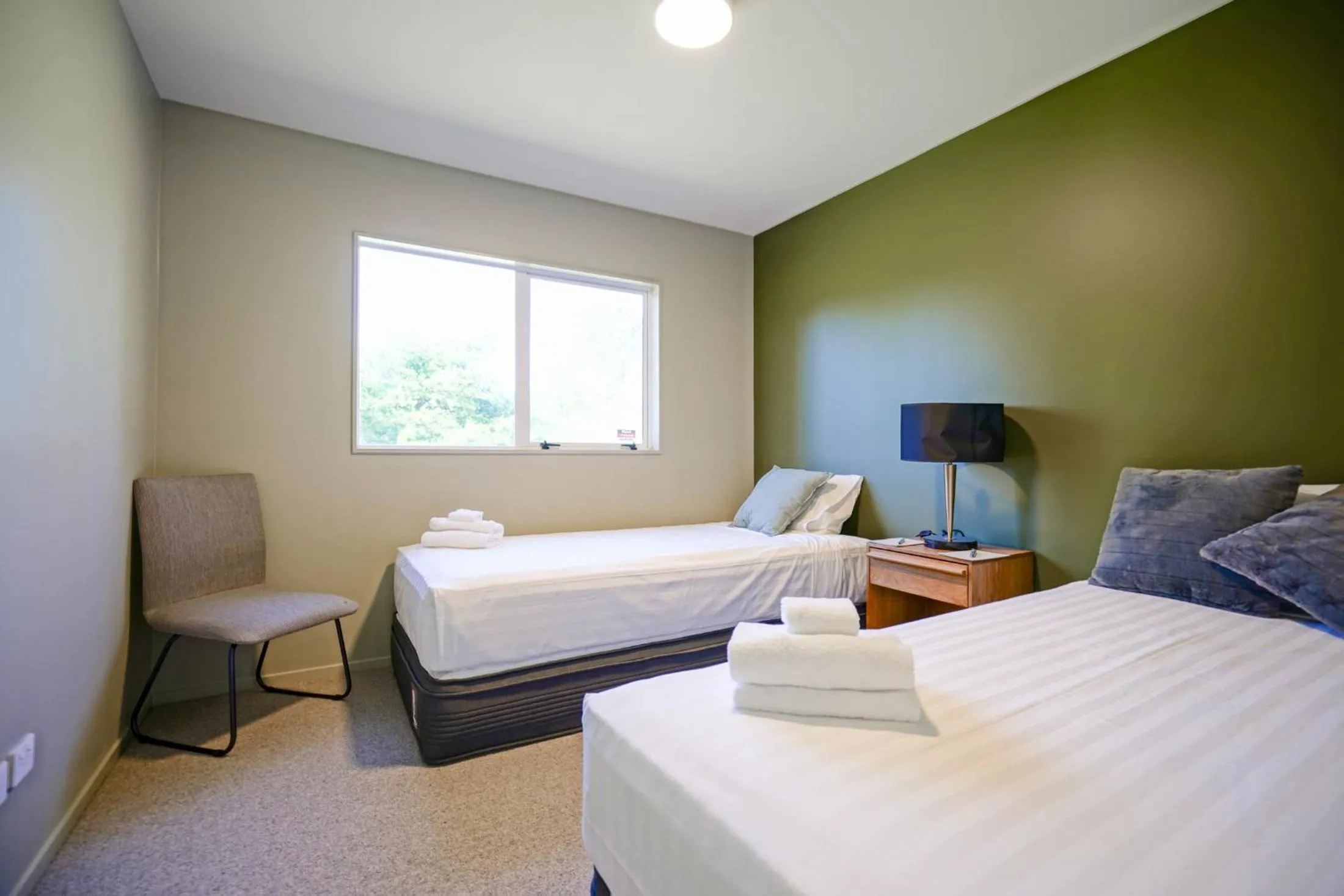 Bed in Parehua Resort