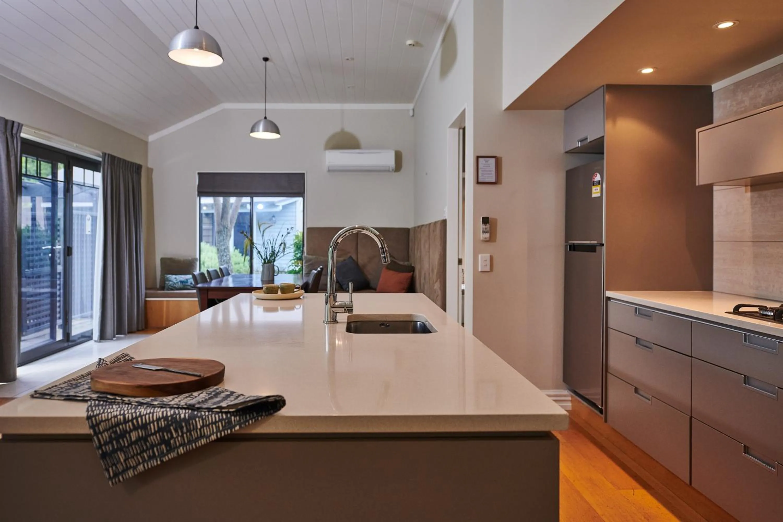 Kitchen or kitchenette in Parehua Resort