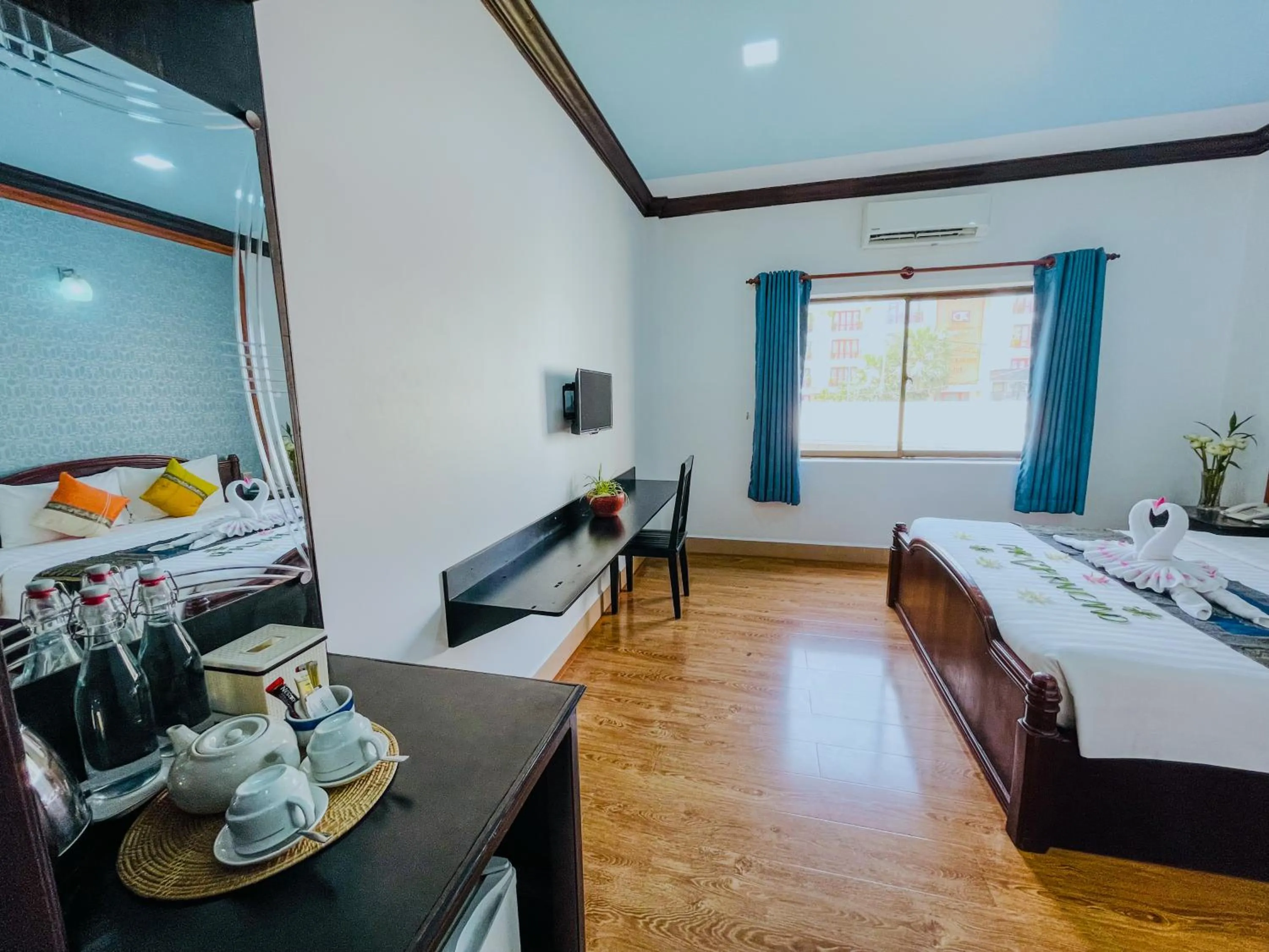 Bed in Siem Reap Urban Boutique Hotel