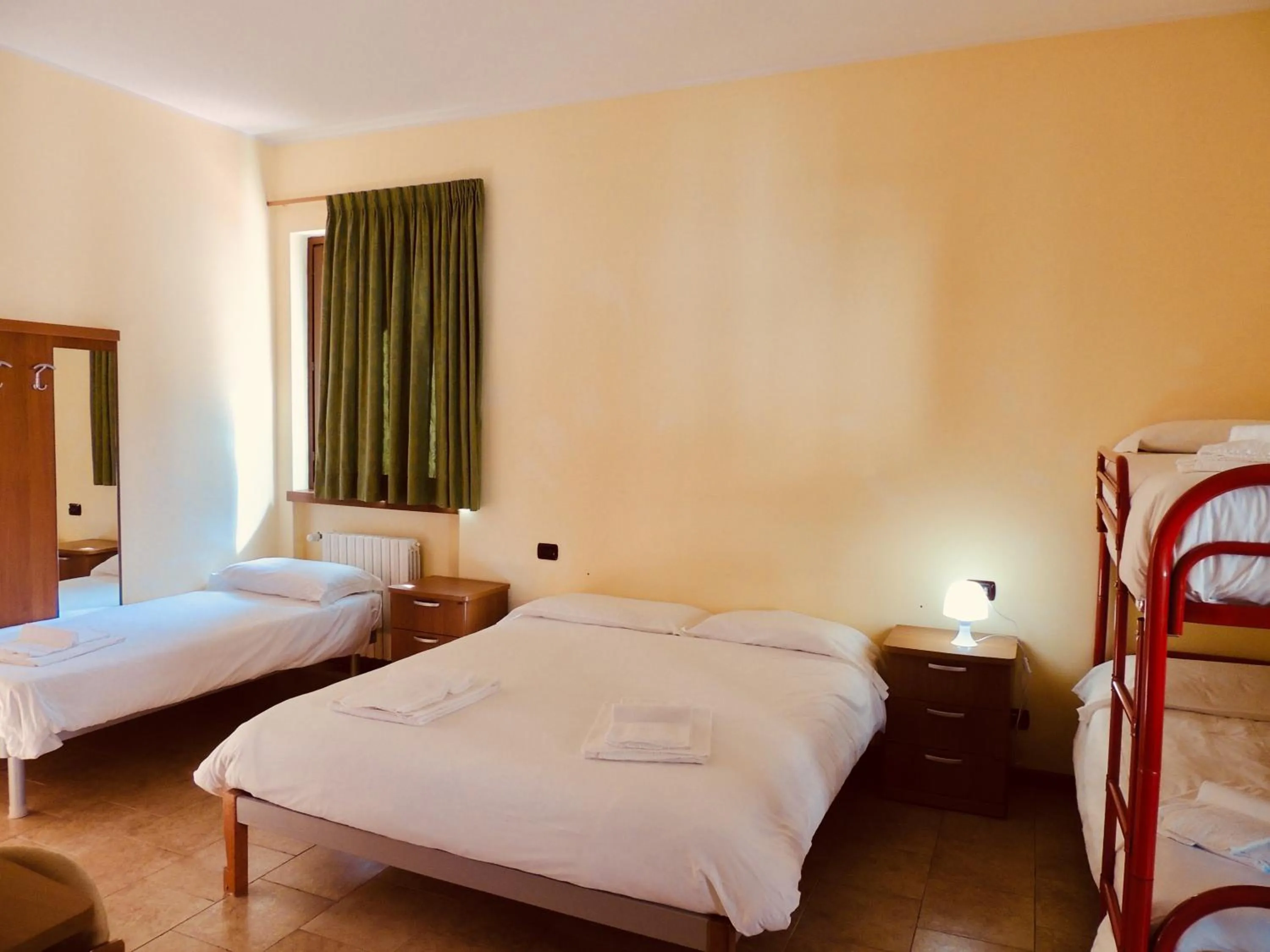 Bedroom, Bed in Ostello Brembo