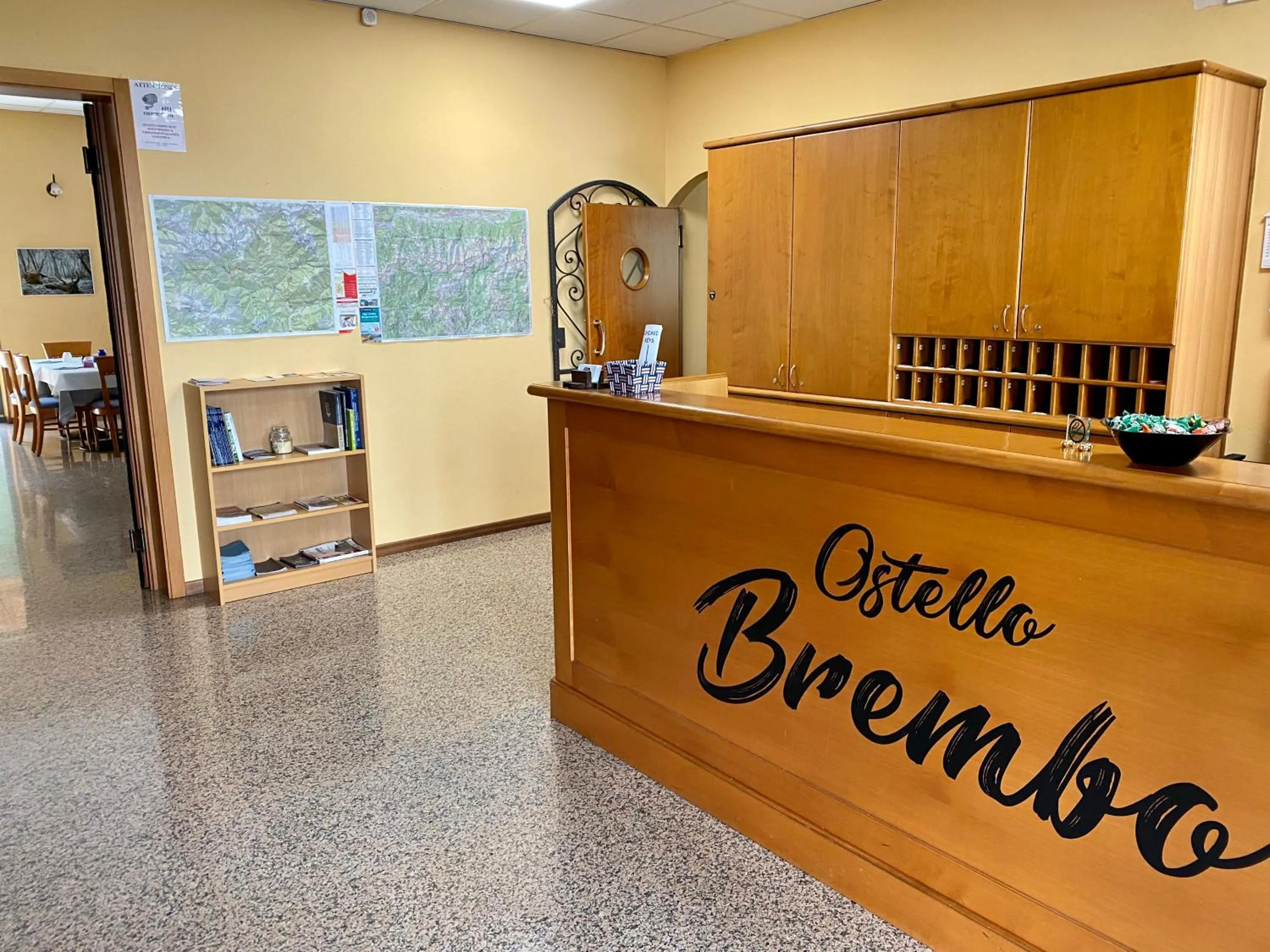 Lobby or reception in Ostello Brembo
