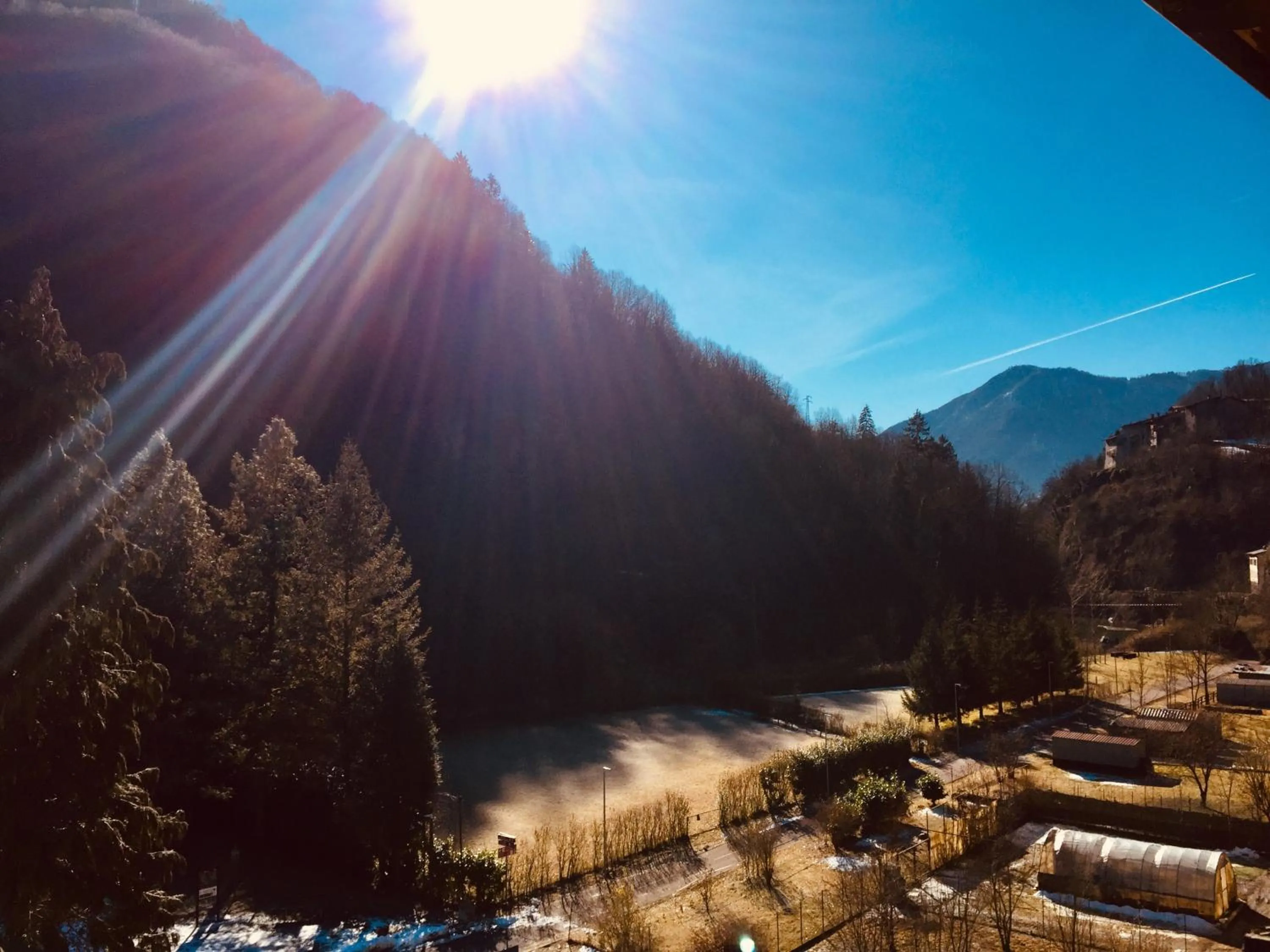 Natural landscape in Ostello Brembo