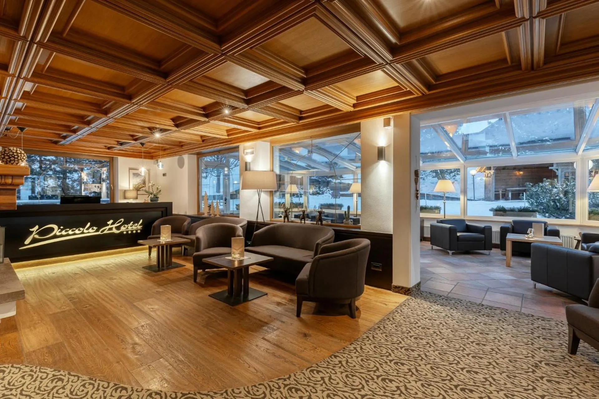 Lobby or reception in Piccolo - Dolomites & Gourmet Hotel