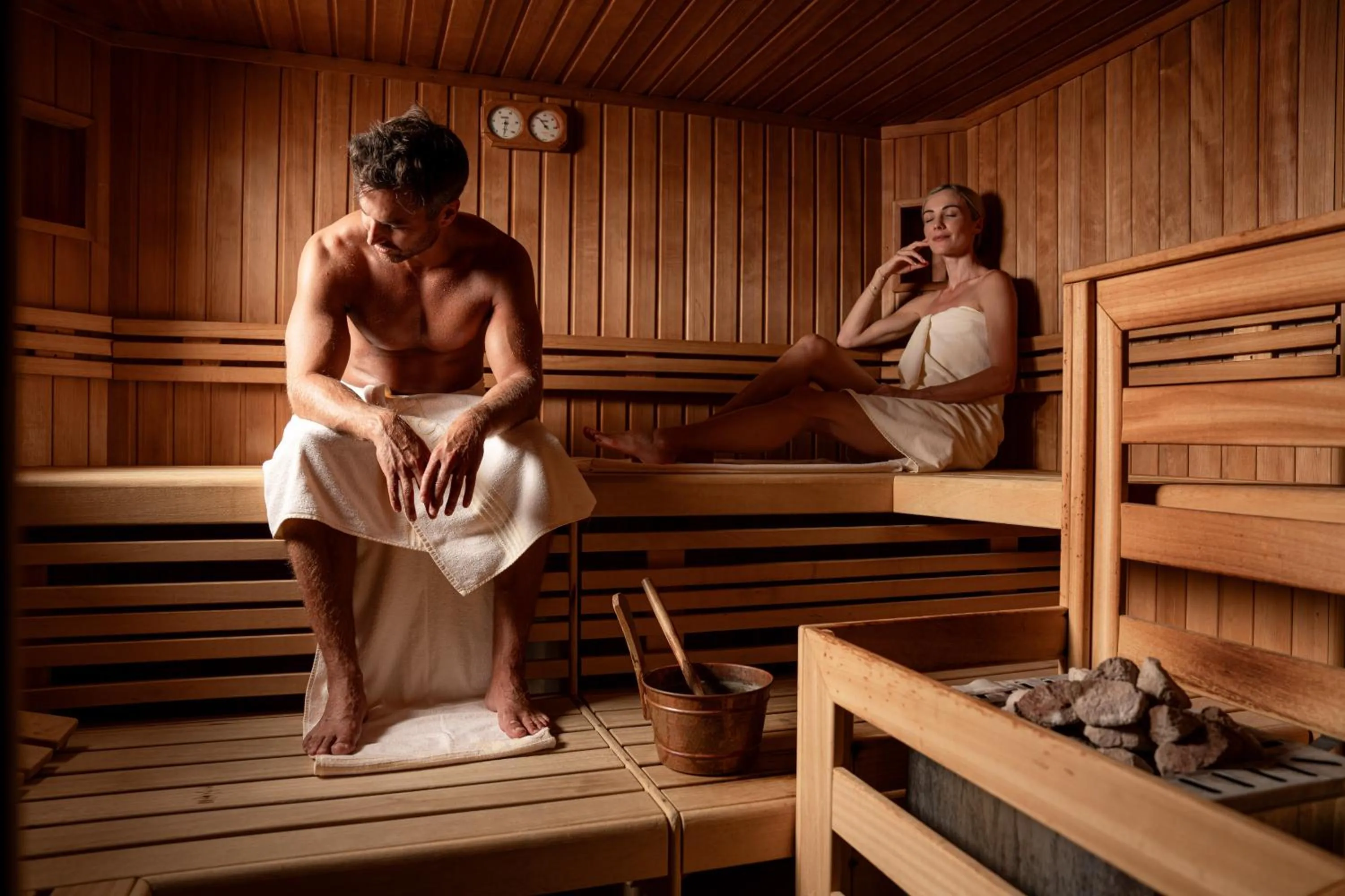 Sauna in Piccolo - Dolomites & Gourmet Hotel
