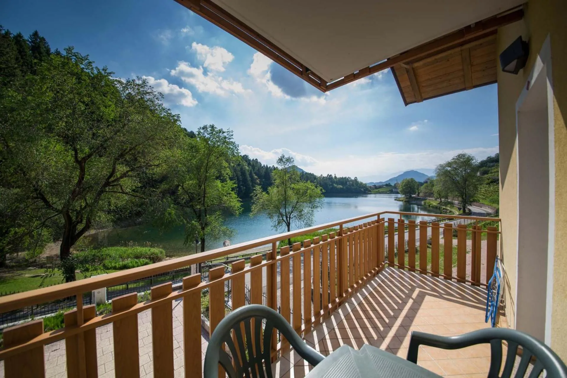 Lake view in Residence Hotel Miralago