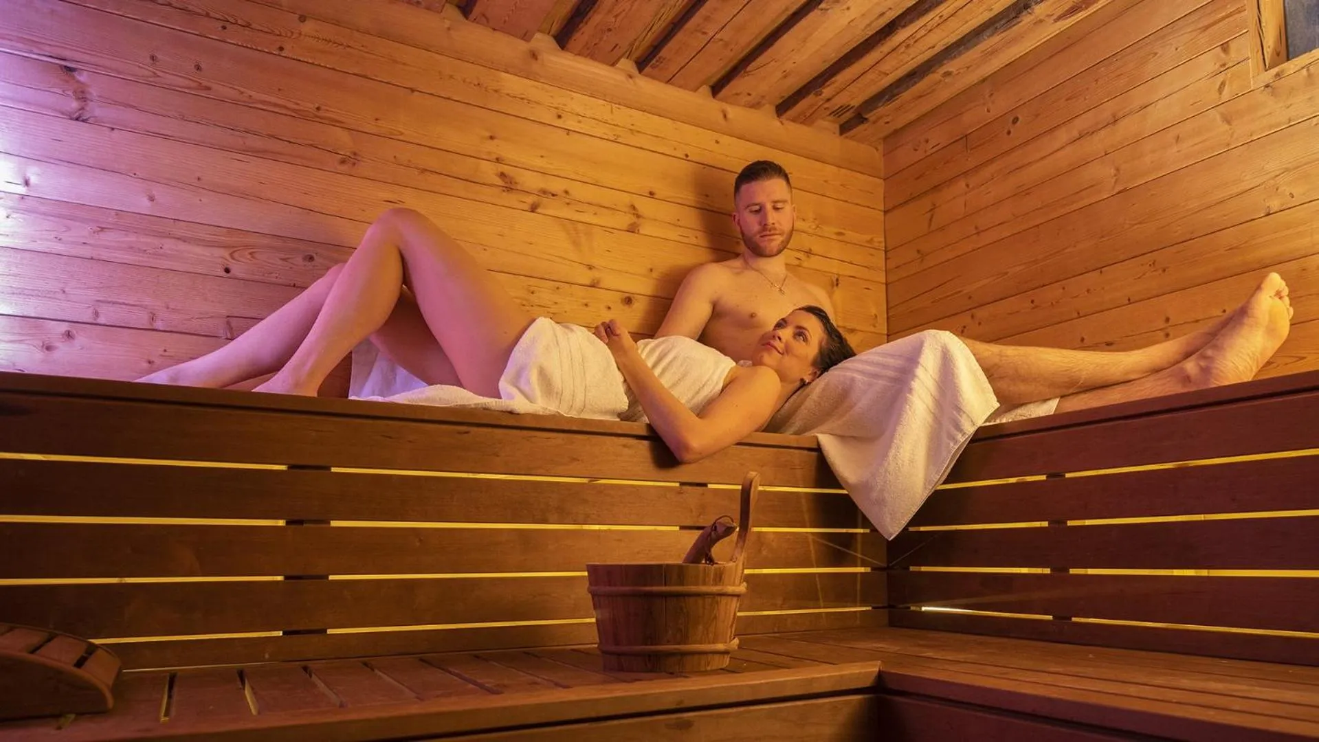 Sauna in Residence Hotel Miralago