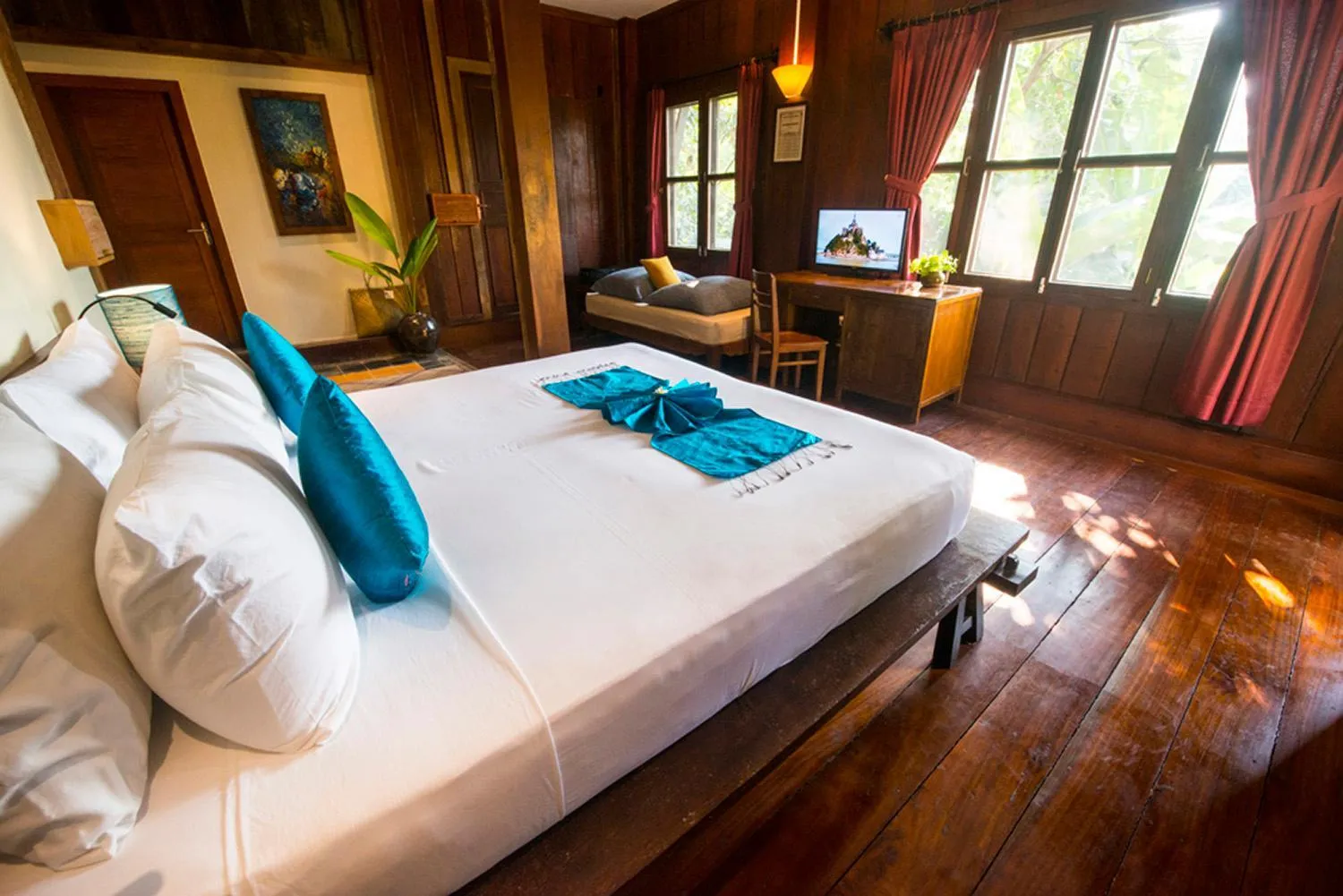 Bed in Maisons Wat Kor