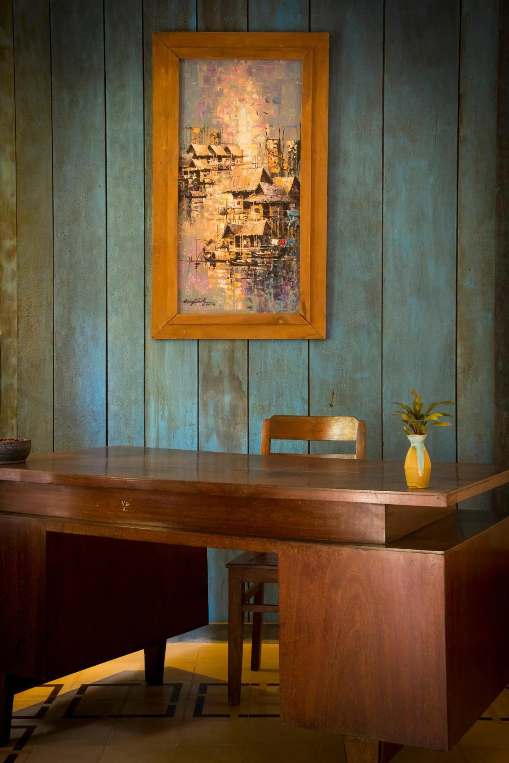 Decorative detail in Maisons Wat Kor