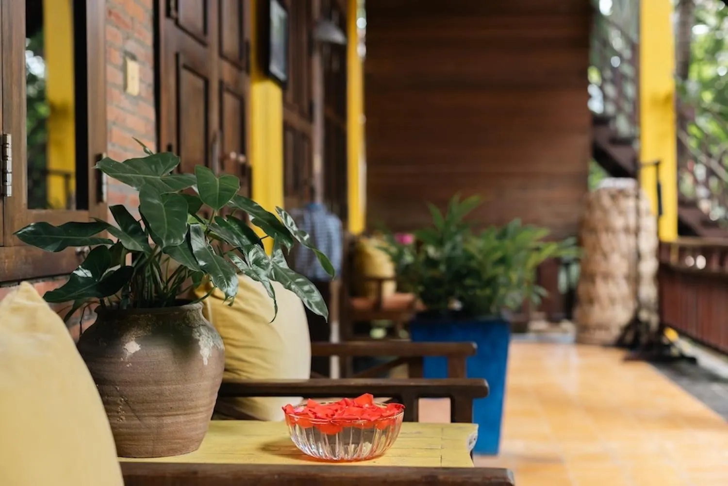 Balcony/Terrace in Maisons Wat Kor