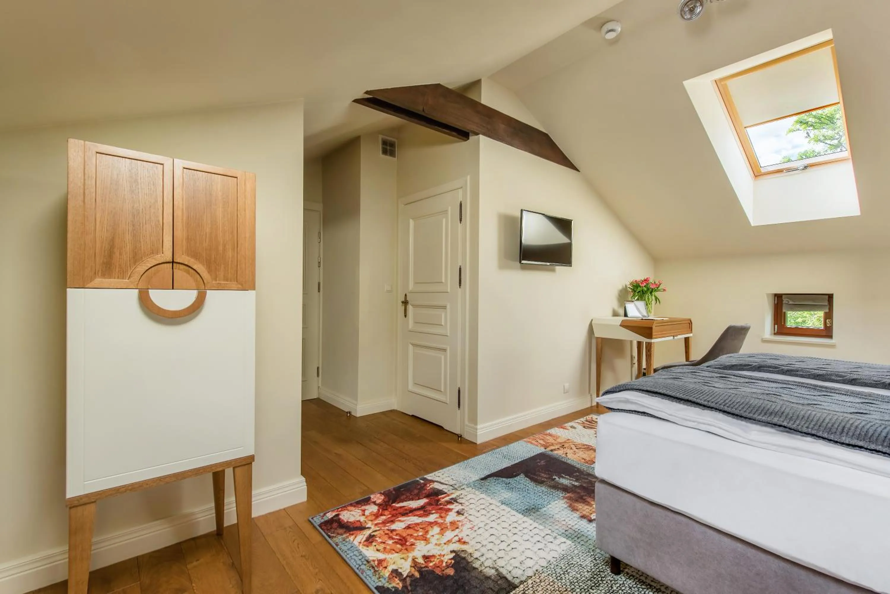 Bed in Pałac Warlity