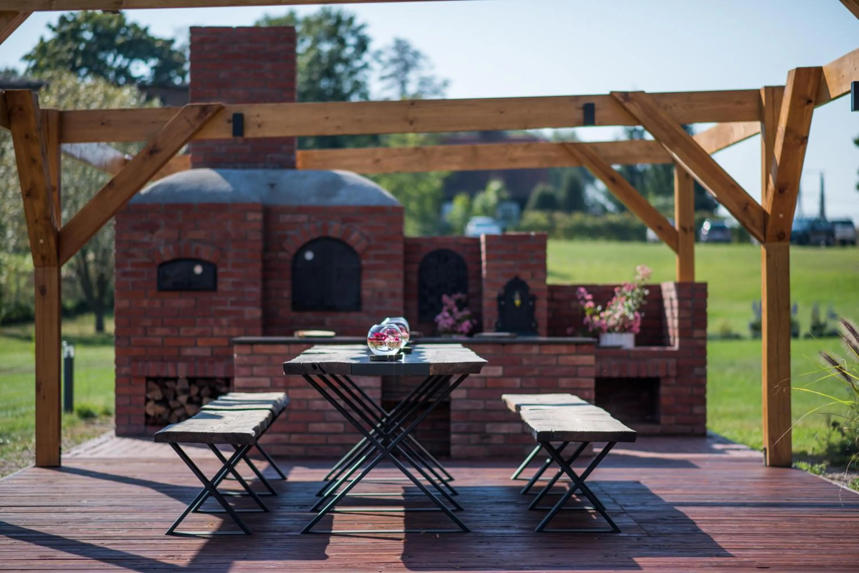 BBQ facilities in Pałac Warlity