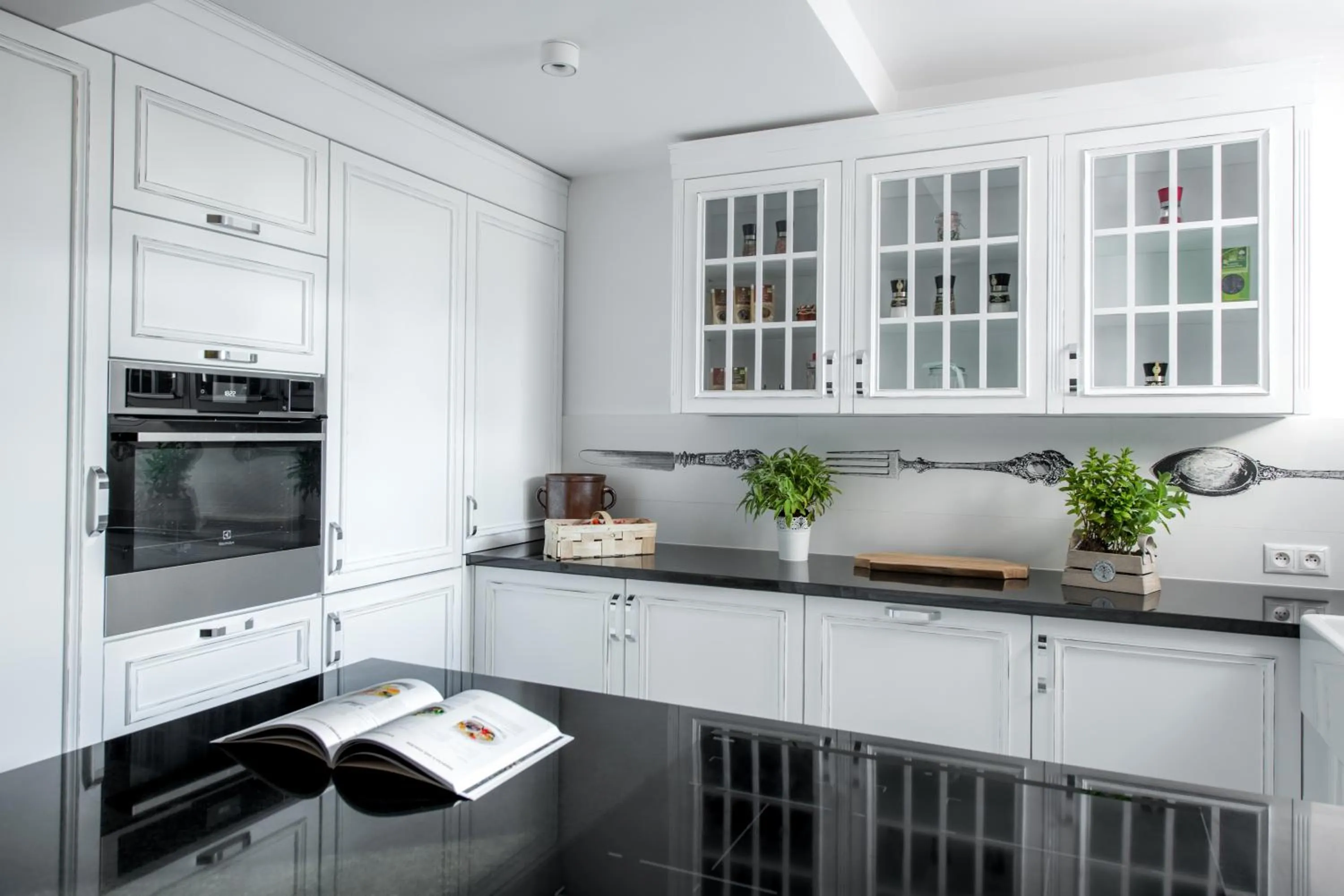 Dining area in Pałac Warlity