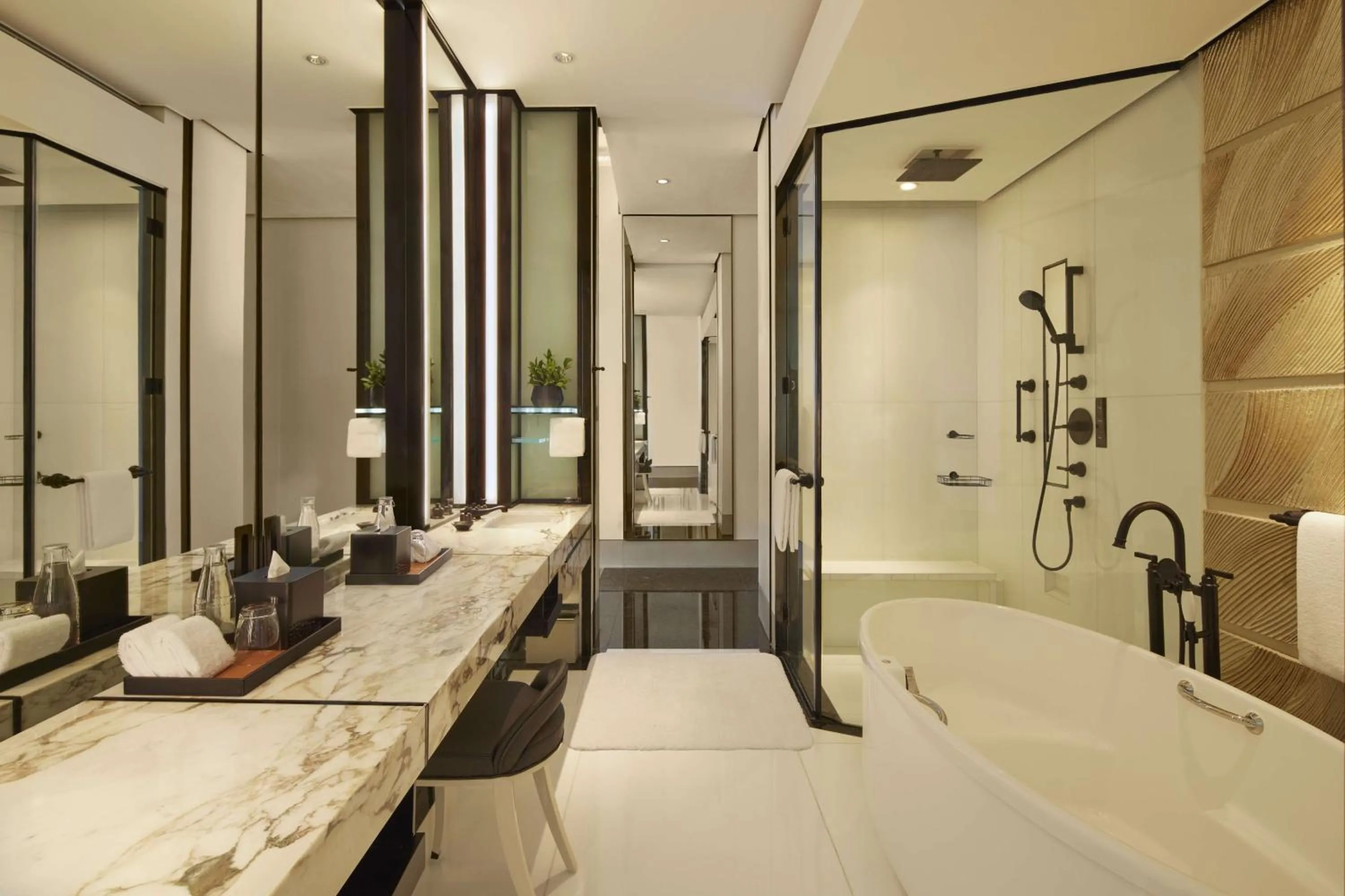 Bathroom, Bed in Keraton At The Plaza, part of The Unbound Collection by Hyatt