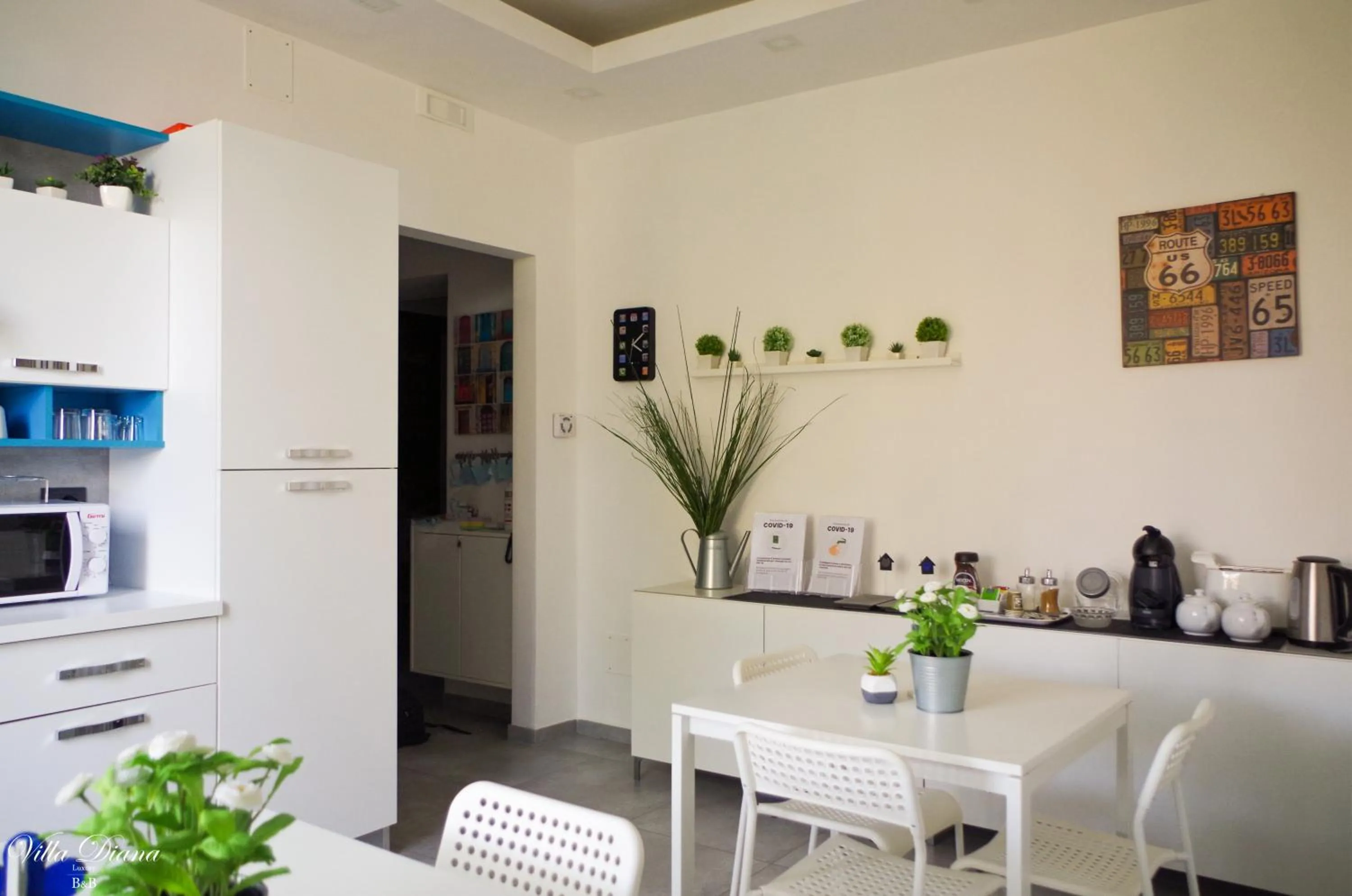 Dining area in B&B Villa Diana