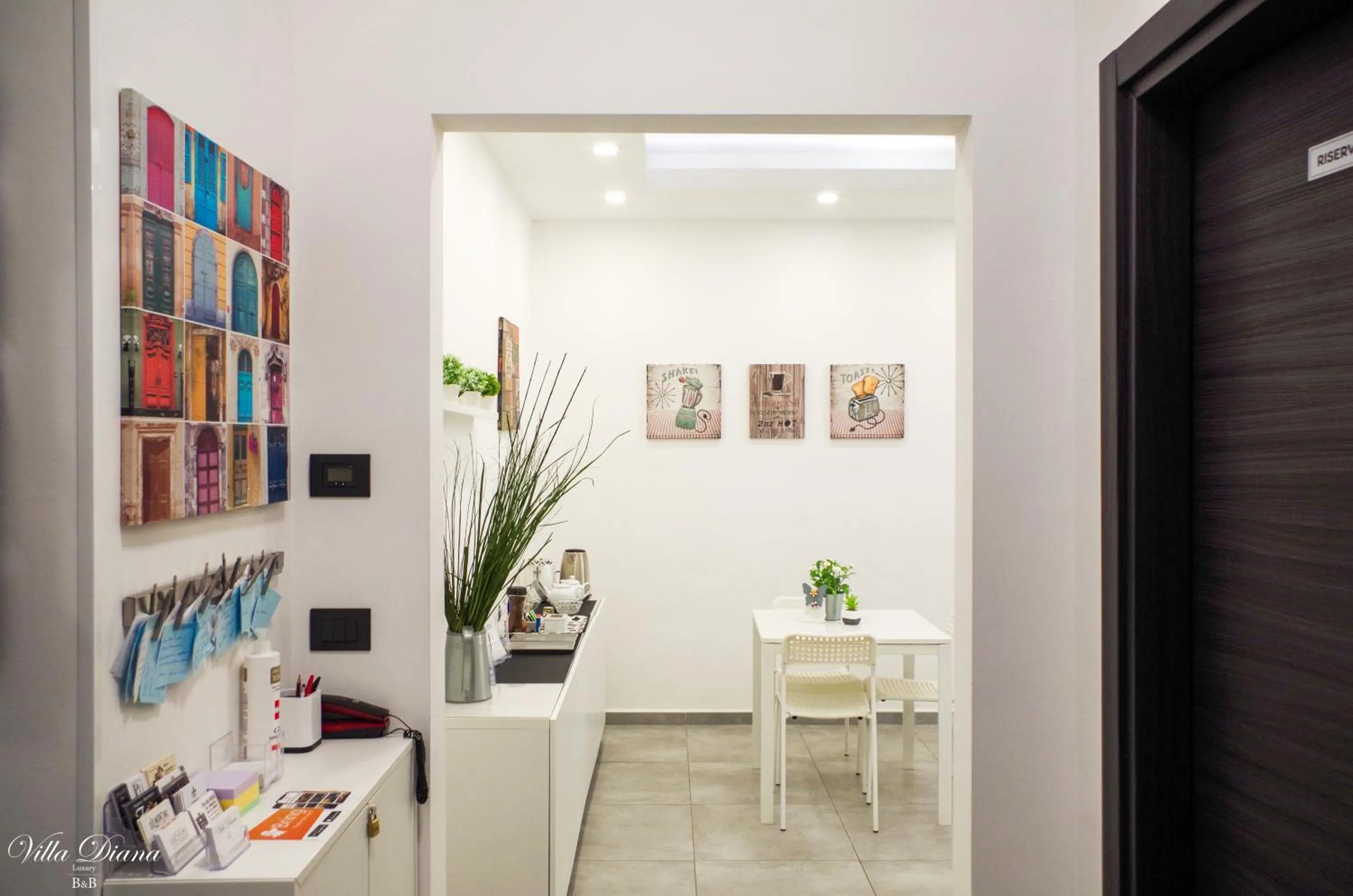 Lobby or reception in B&B Villa Diana