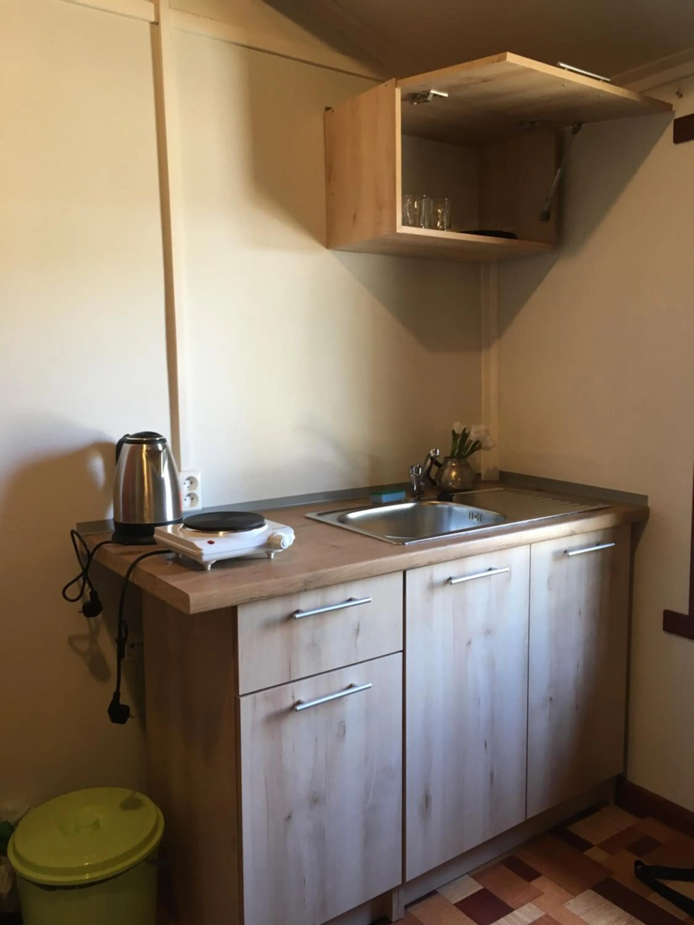 Kitchen or kitchenette in Stacja Wypoczynkowa Augustów