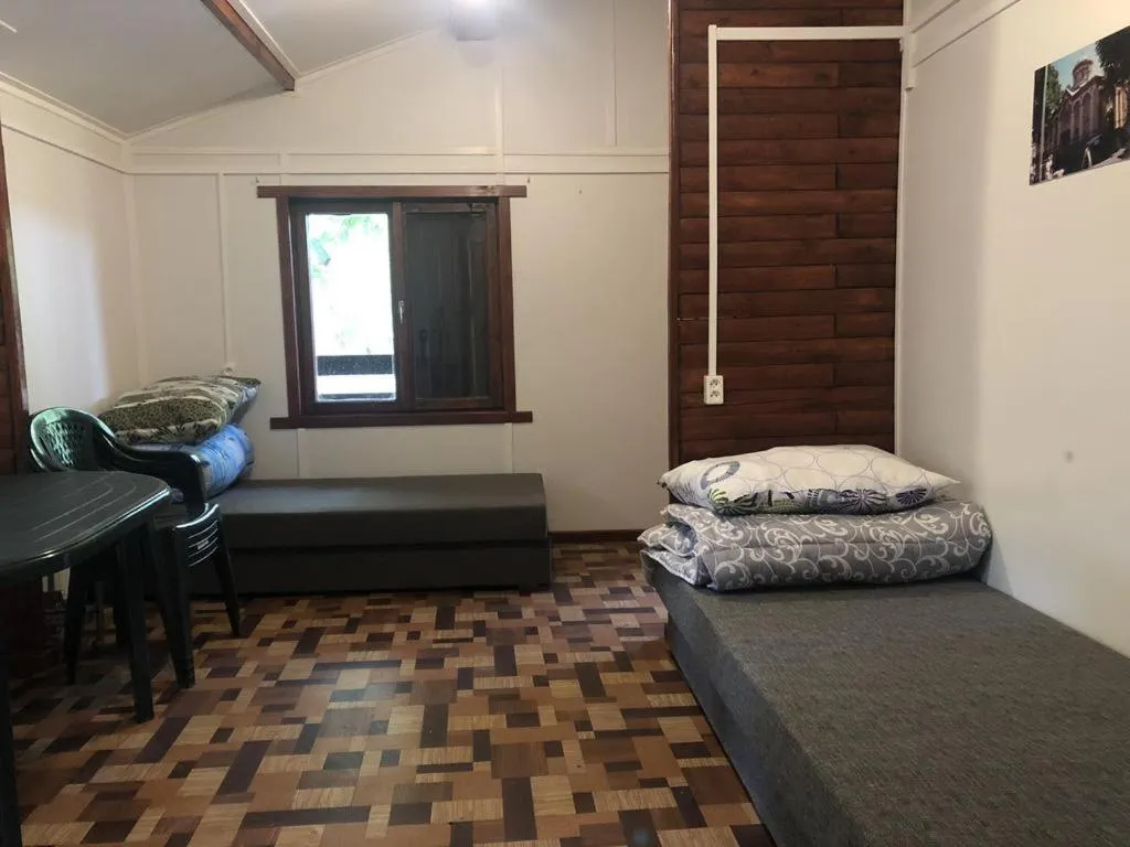 Living room, Bed in Stacja Wypoczynkowa Augustów