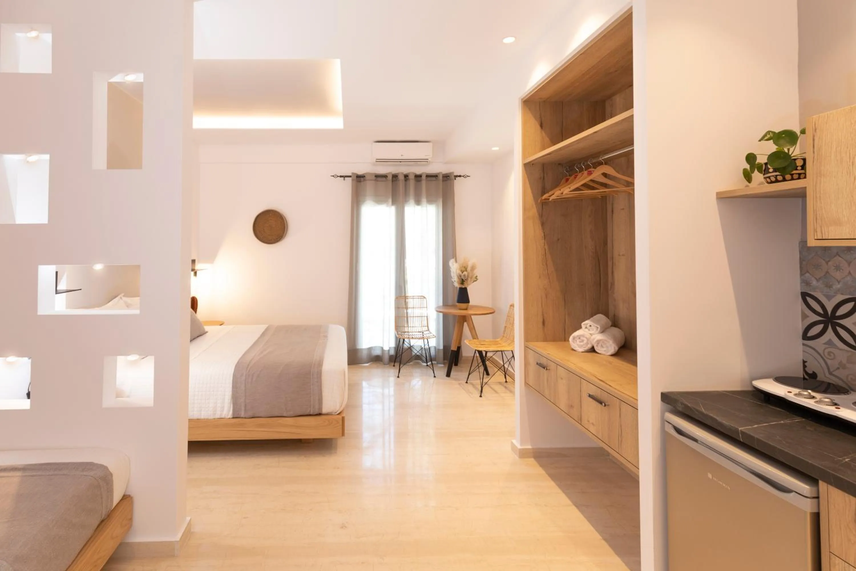 Bedroom in Louis Studios Santorini