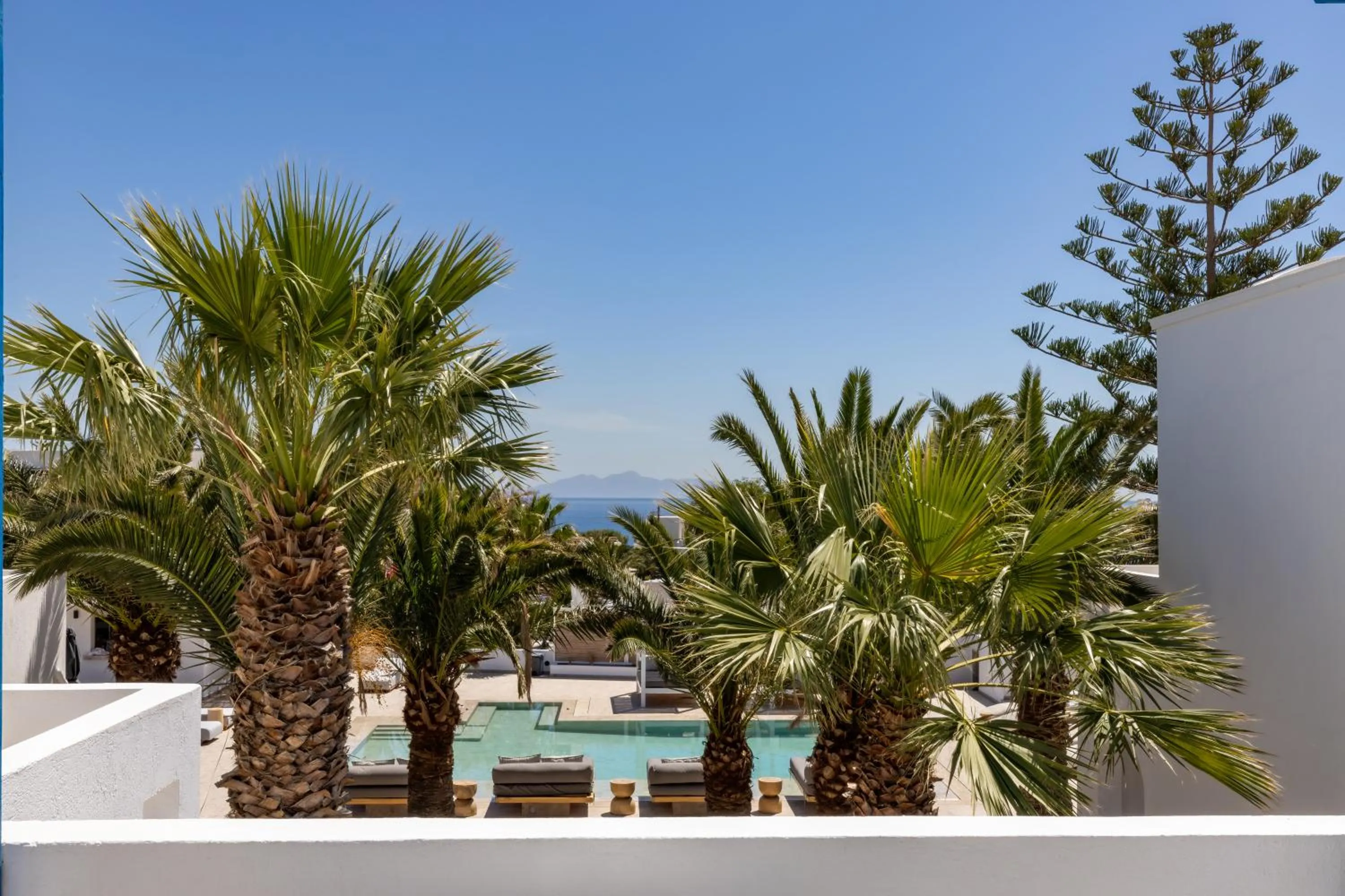 Balcony/Terrace in Louis Studios Santorini