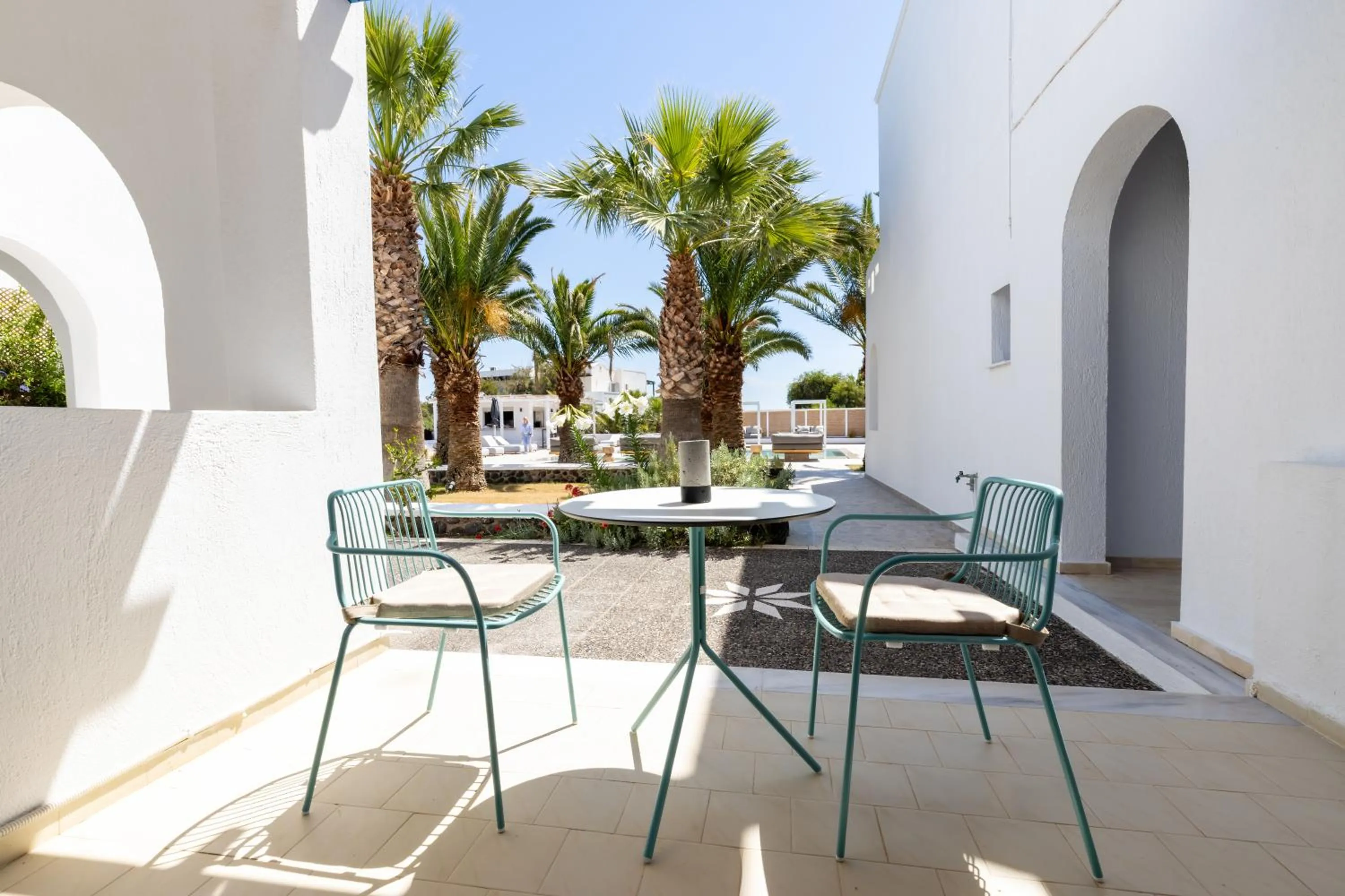 Balcony/Terrace in Louis Studios Santorini