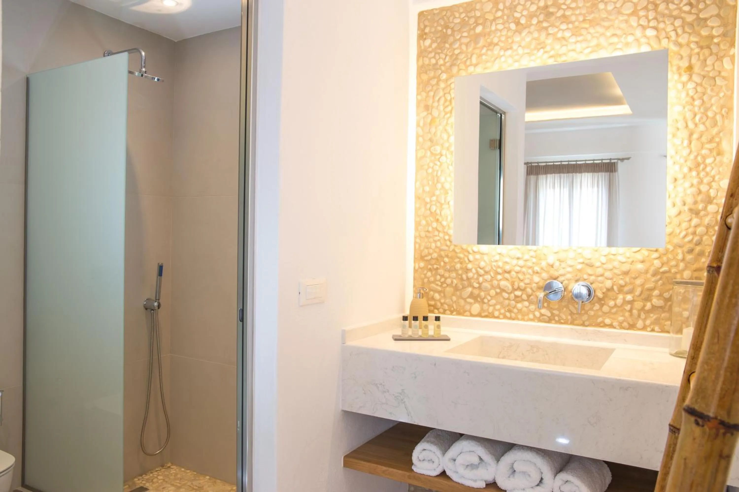 Bathroom in Louis Studios Santorini