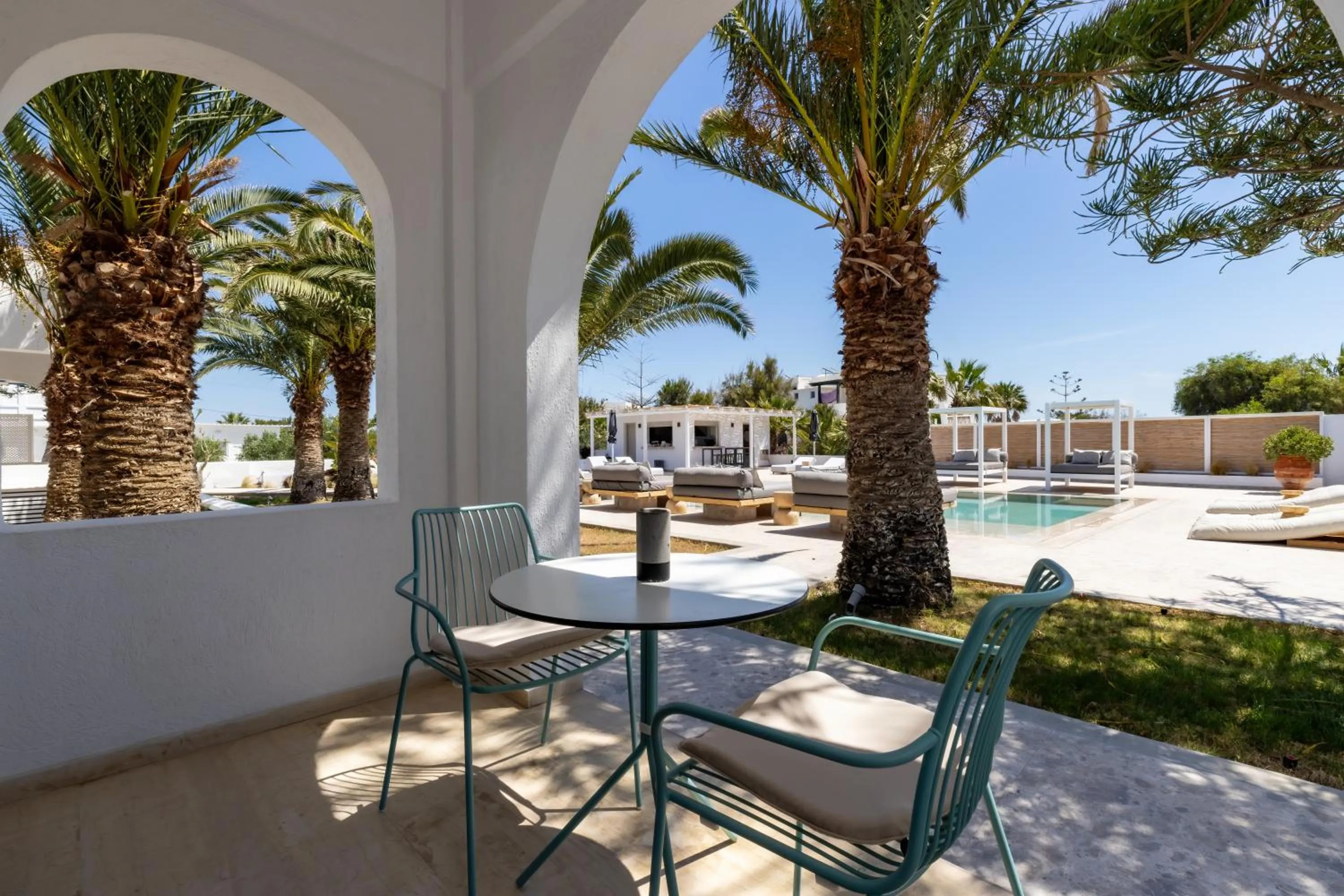 Balcony/Terrace in Louis Studios Santorini