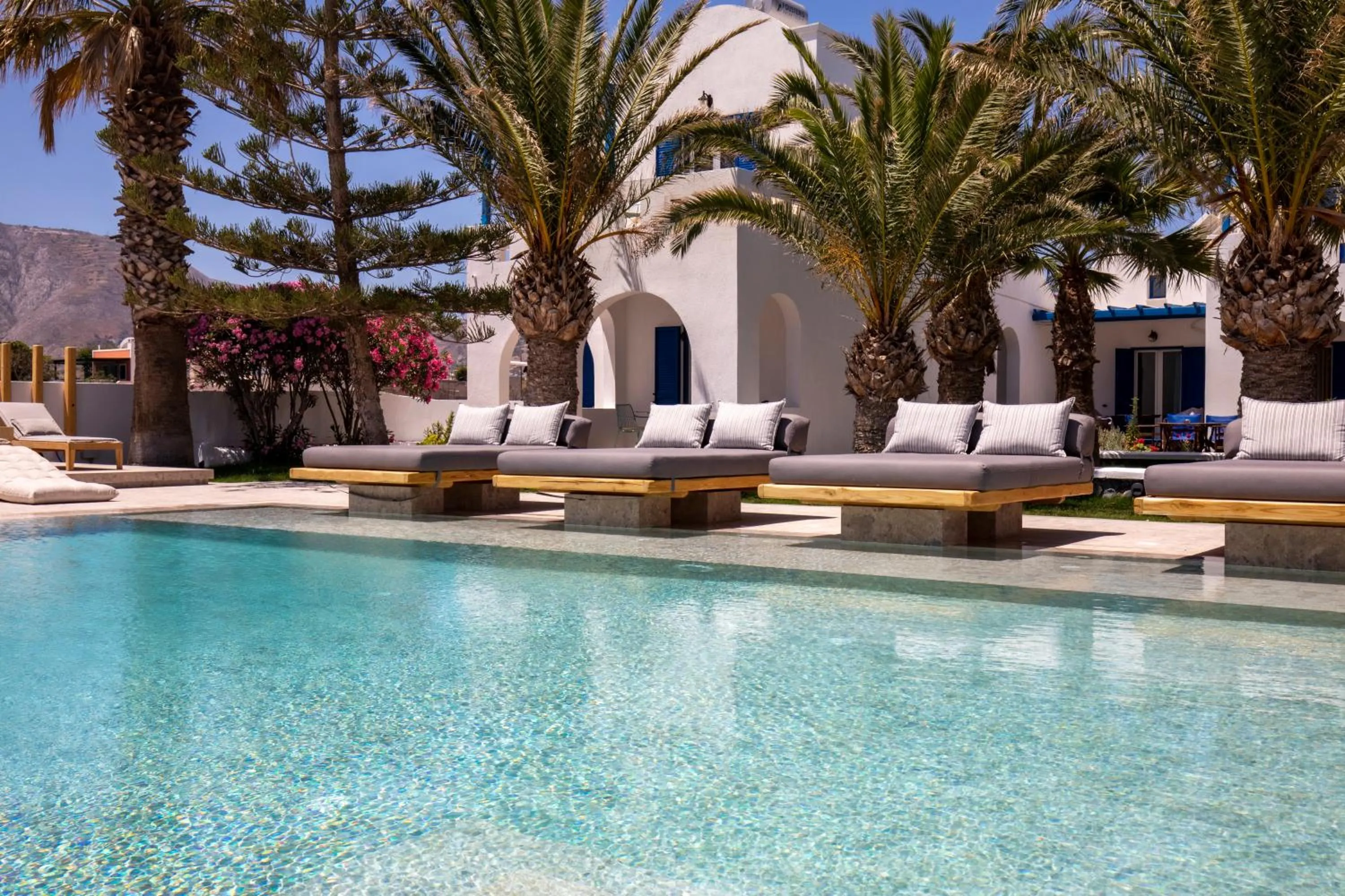 Swimming pool in Louis Studios Santorini