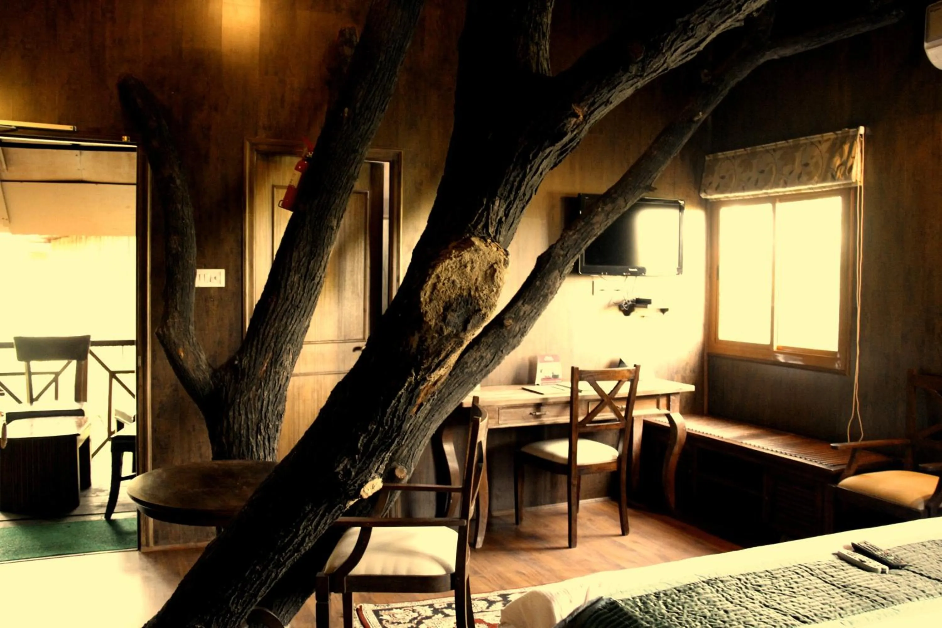 Photo of the whole room, Bed in The Tree House Resort, A Club Mahindra Associate